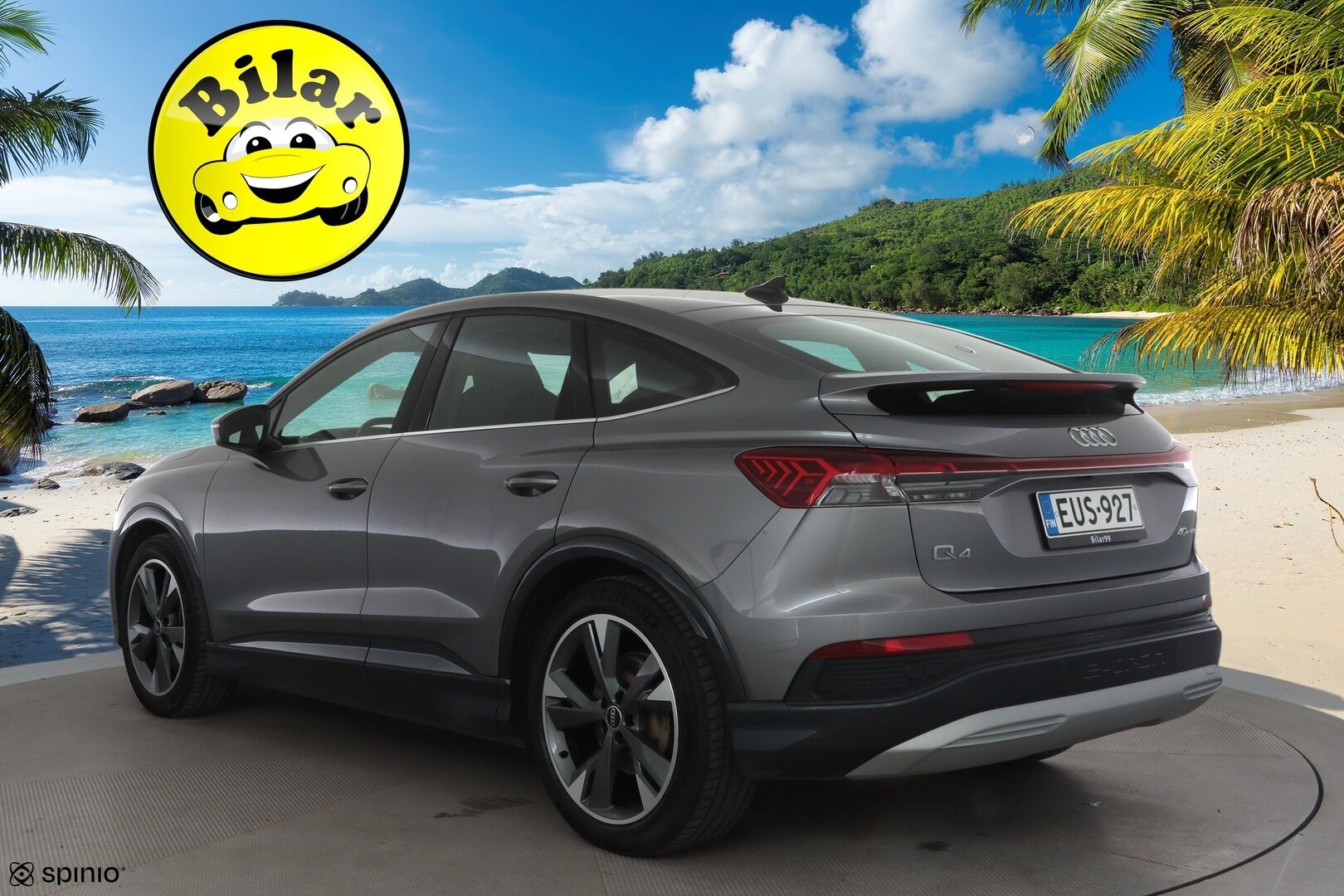 Audi Q4 e-tron 2023 40 e-tron Sportback Limited - | ACC | ILP | SONOS | Sporttipenkit | Ambient light | Keyless | Digimittaristo | P.kamera | Navi | 1-om suomiauto | 2x renkaat aluin | 