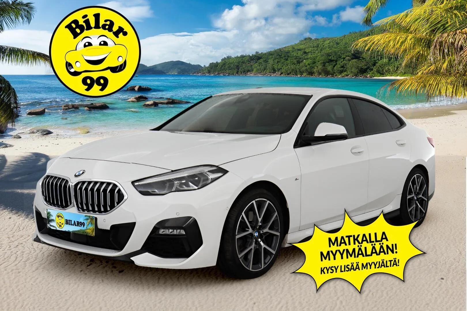 BMW 218 2023 F44 Gran Coupé 218i A Business M Sport - | ACC | Lohko | LED | P.Kamera | Puolinahat Sporttipenkit | Digimittaristo | Navi | Apple&Android | 1.Om Suomi-auto | Merkkihuollettu | Kahdet Renkaat |
