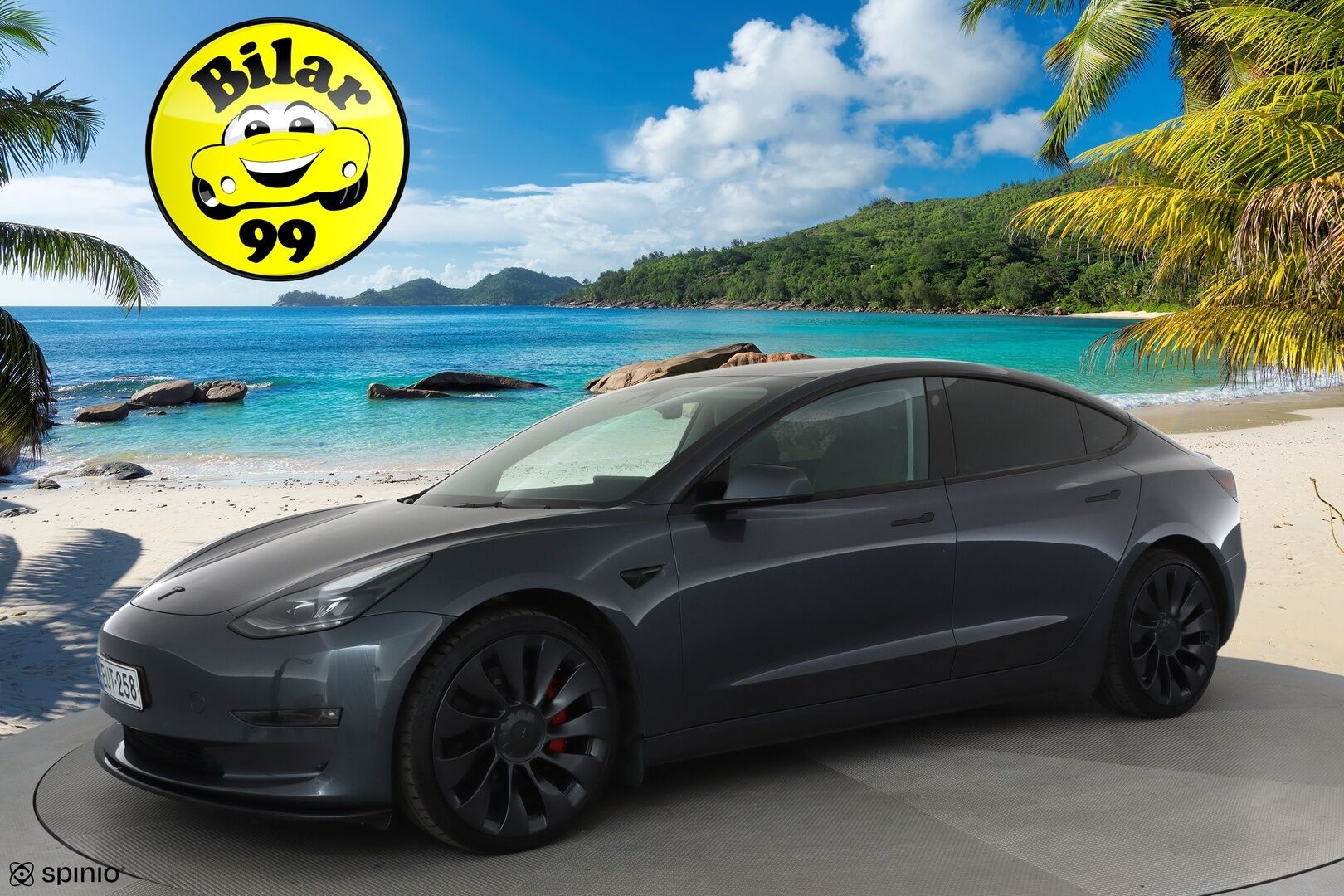 Tesla Model 3 2022 Performance **Lasikatto / Matrix LED / P.kamera / Lämpöpumppu / Mustat nahat** - 3,99 % KORKOTARJOUS TÄHÄN AUTOON 31.8. ASTI! - Kahdet renkaat aluvanteilla / Premium Audio
