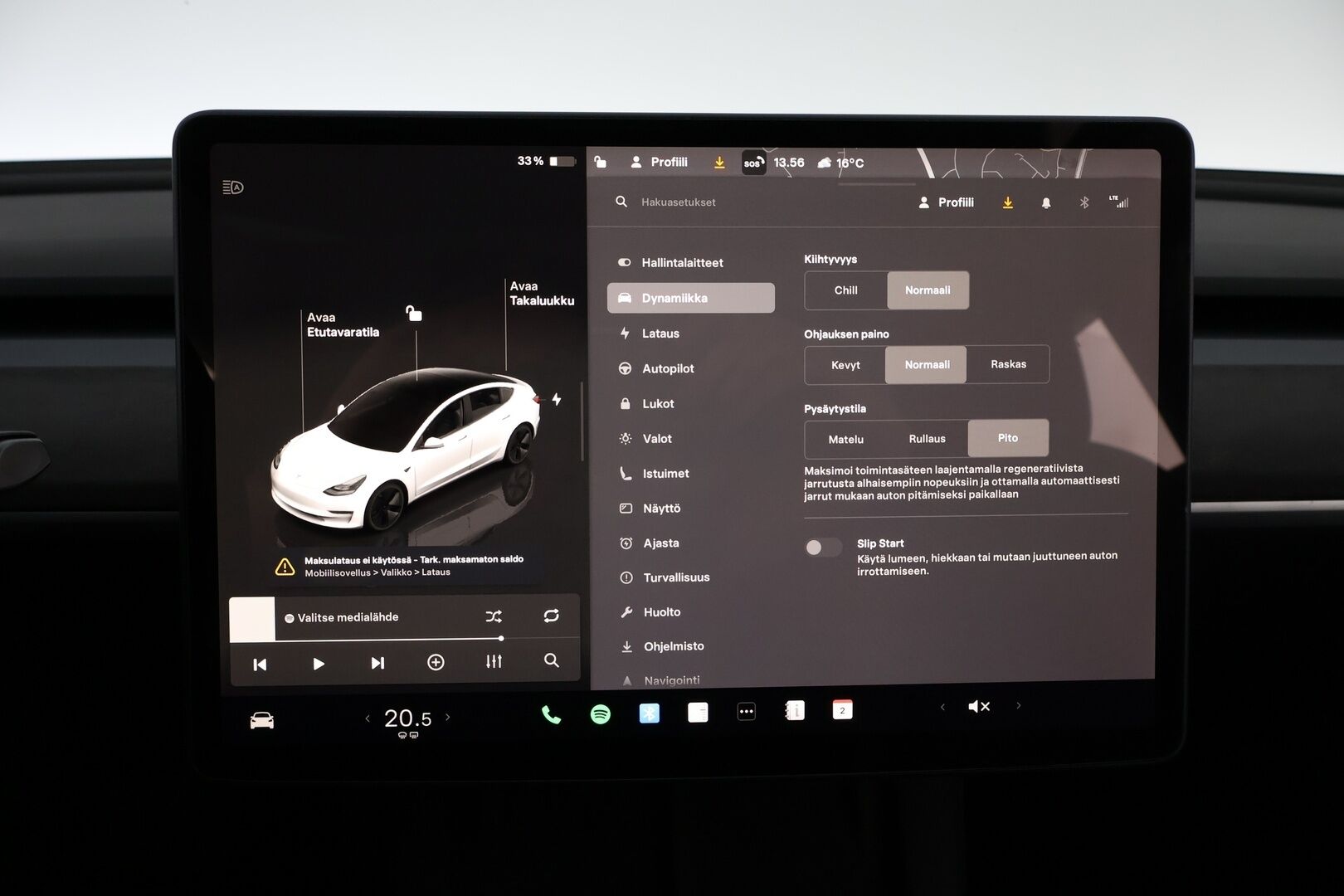 Tesla Model 3 2023 Standard Range Plus - AMD Ryzen / Lämpöpumppu / Lasikatto / Matrix-LED / Adapt.Vakkari / P.Kamera / Juuri saapunut Tampereelle!