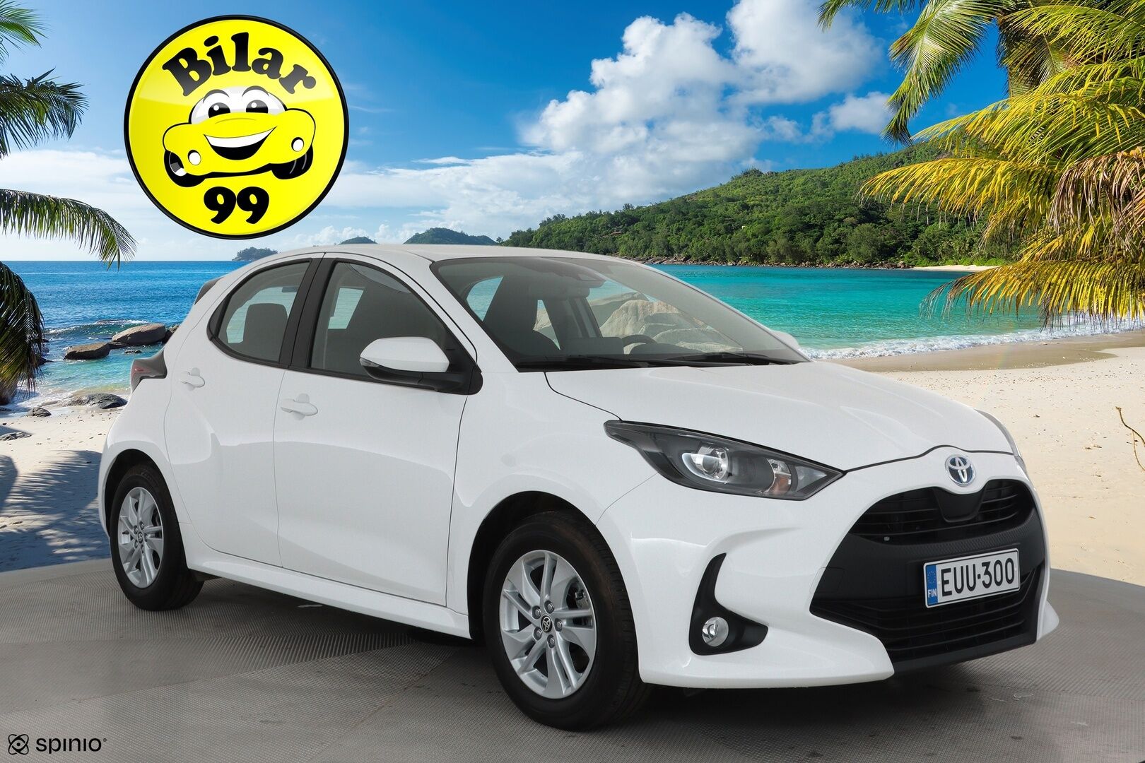 Toyota Yaris 2023 1,5 Hybrid Active Online Edition **Adapt.vakkari / KeylessGo / P.kamera / Navi / Ratinlämmitin / Apple&Android** - 1.Om Suomi-auto / Kahdet renkaat aluvanteilla 
