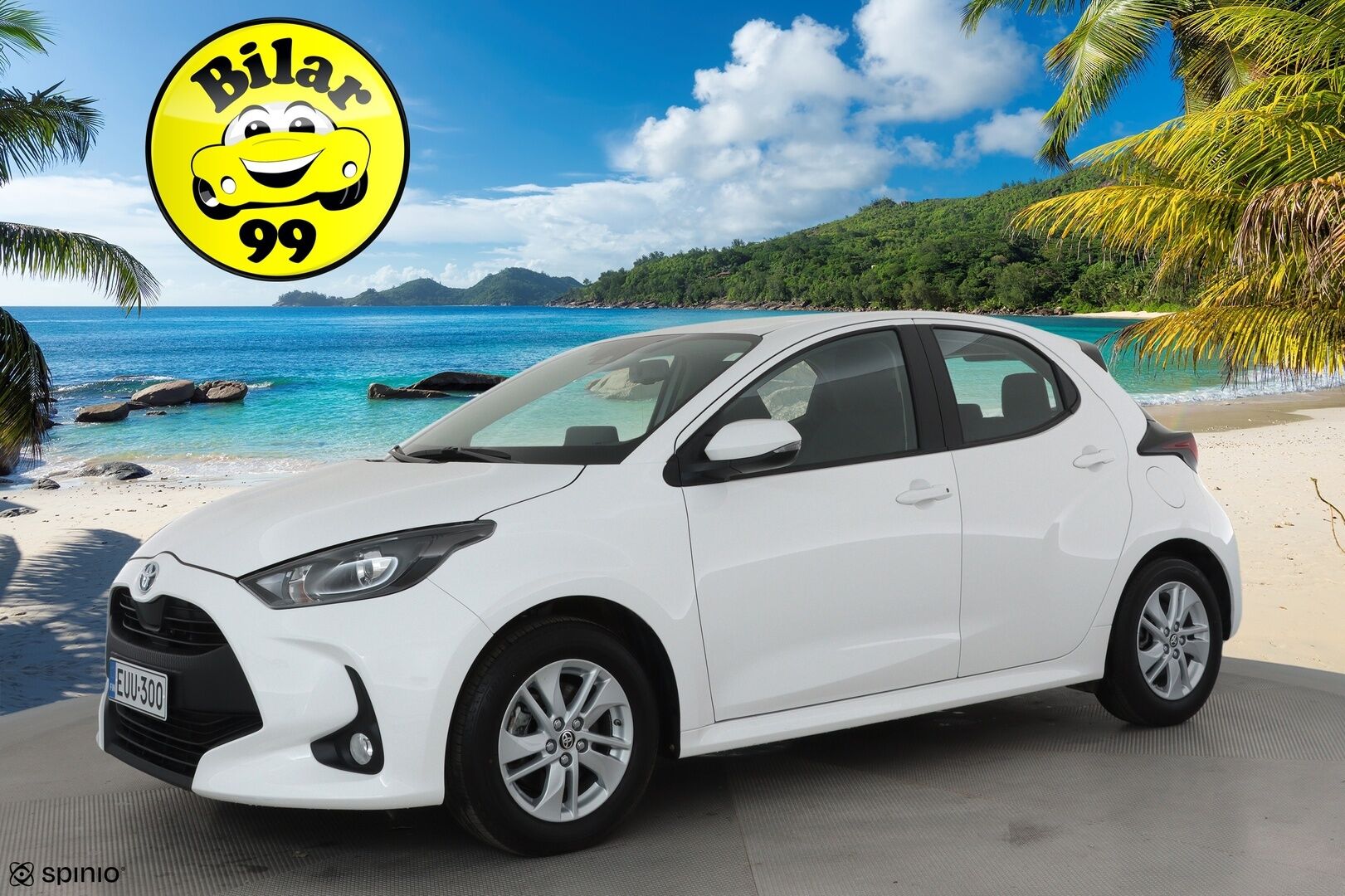 Toyota Yaris 2023 1,5 Hybrid Active Online Edition **Adapt.vakkari / KeylessGo / P.kamera / Navi / Ratinlämmitin / Apple&Android** - 1.Om Suomi-auto / Kahdet renkaat aluvanteilla 