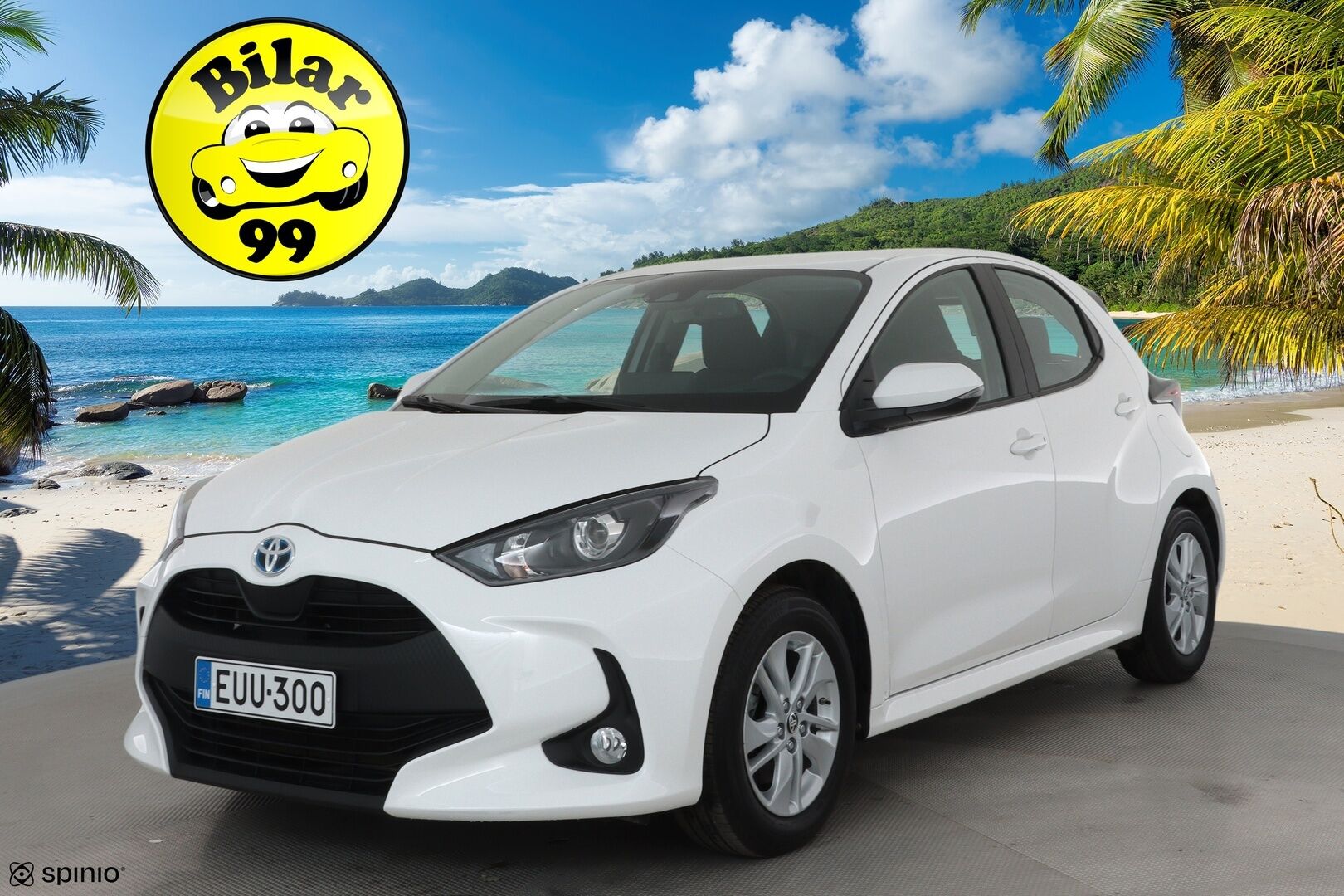 Toyota Yaris 2023 1,5 Hybrid Active Online Edition **Adapt.vakkari / KeylessGo / P.kamera / Navi / Ratinlämmitin / Apple&Android** - 1.Om Suomi-auto / Kahdet renkaat aluvanteilla 