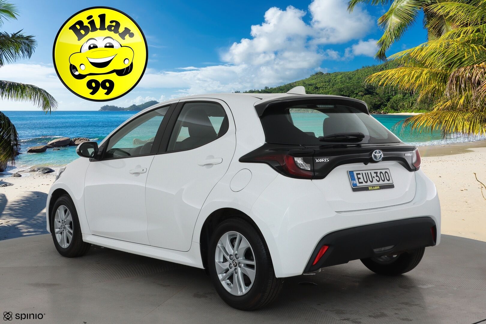 Toyota Yaris 2023 1,5 Hybrid Active Online Edition **Adapt.vakkari / KeylessGo / P.kamera / Navi / Ratinlämmitin / Apple&Android** - 1.Om Suomi-auto / Kahdet renkaat aluvanteilla 