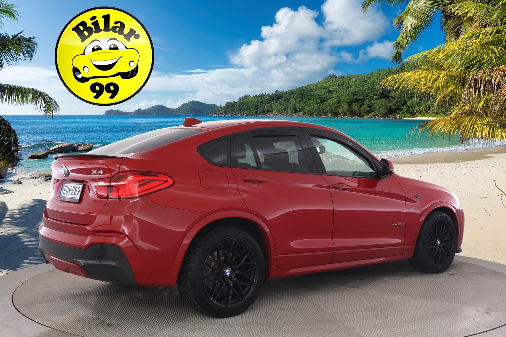 BMW X4 2015 M-Sport F26 xDrive35d A Business *Suomi-auto / Adaptiiviset ajovalot / Muistipenkki / Webasto / Prof.Navi / Puolinahkasisusta* - *Harvinainen Suomiauto / Todella kattavasti varusteltu / Hyvin pidetty&merkkihuollettu!*