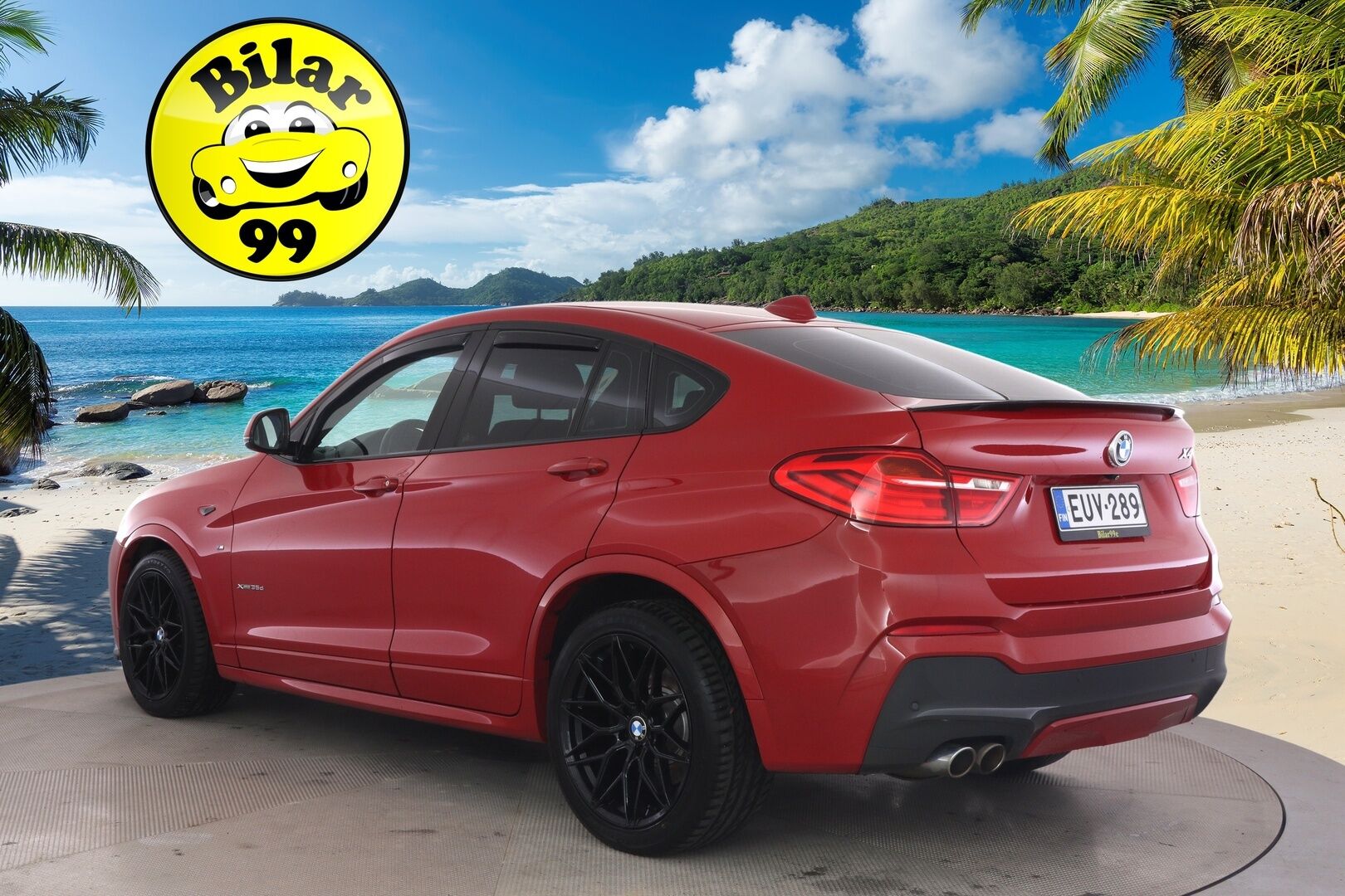 BMW X4 2015 M-Sport F26 xDrive35d A Business *Suomi-auto / Adaptiiviset ajovalot / Muistipenkki / Webasto / Prof.Navi / Puolinahkasisusta* - *Harvinainen Suomiauto / Todella kattavasti varusteltu / Hyvin pidetty&merkkihuollettu!*
