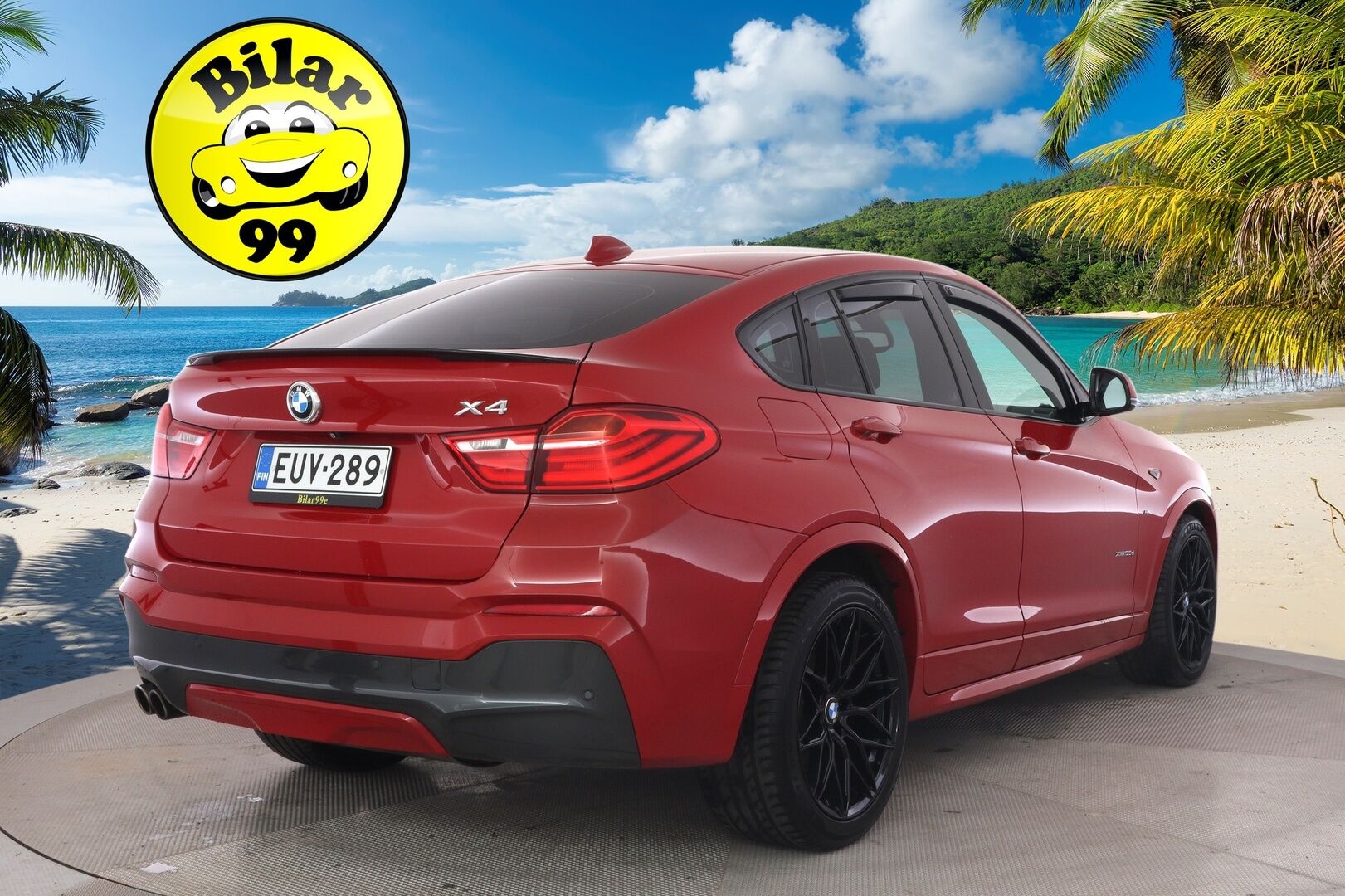 BMW X4 2015 M-Sport F26 xDrive35d A Business *Suomi-auto / Adaptiiviset ajovalot / Muistipenkki / Webasto / Prof.Navi / Puolinahkasisusta* - *Harvinainen Suomiauto / Todella kattavasti varusteltu / Hyvin pidetty&merkkihuollettu!*