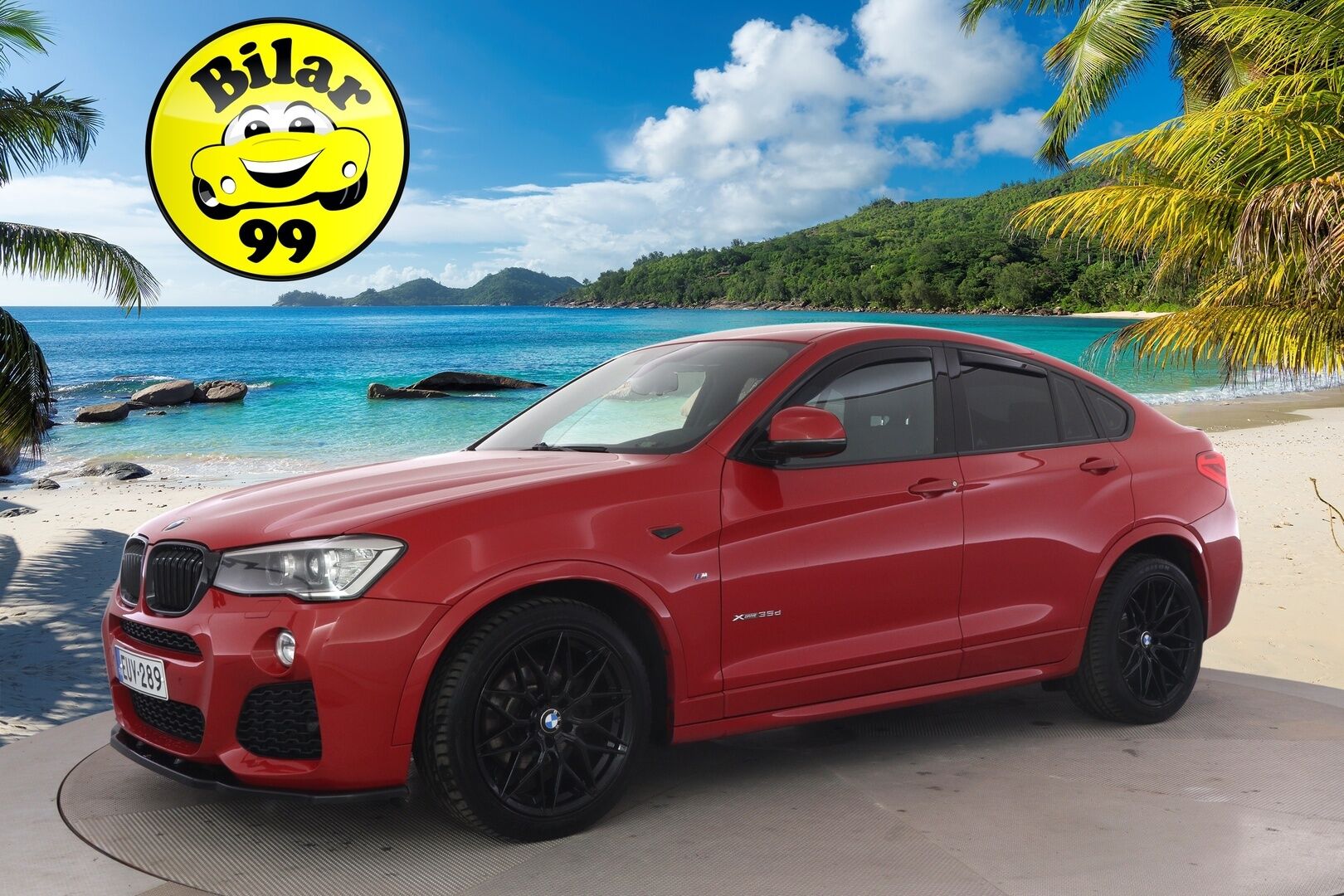 BMW X4 2015 M-Sport F26 xDrive35d A Business *Suomi-auto / Adaptiiviset ajovalot / Muistipenkki / Webasto / Prof.Navi / Puolinahkasisusta* - *Harvinainen Suomiauto / Todella kattavasti varusteltu / Hyvin pidetty&merkkihuollettu!*