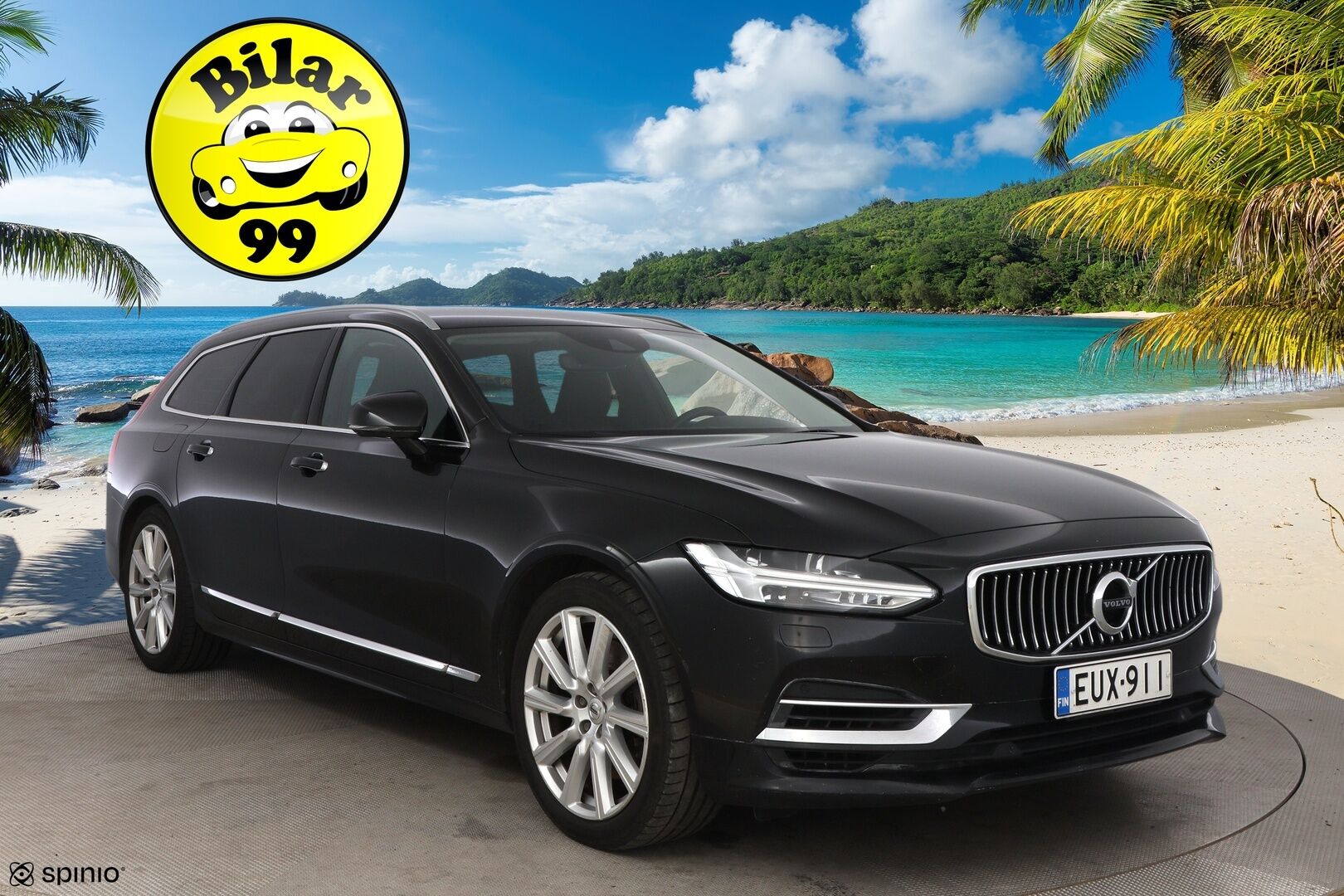 Volvo V90 2020 T8 TwE AWD Inscription aut * Webasto / Adapt.Vakkari / Nahkasisusta / Vetokoukku / Ratinlämmitys / Muistipenkki - Jakopää hiljattain tehty / Hyvin huollettu / Akku kuntotarkastettu
