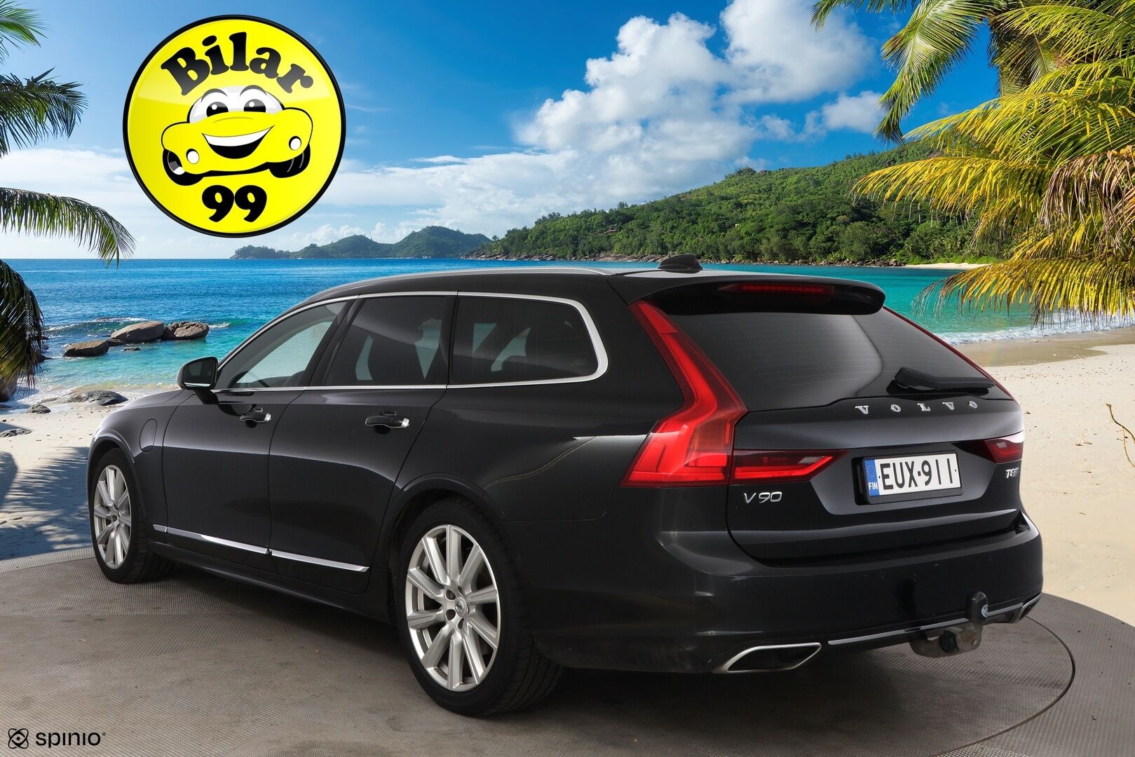 Volvo V90 2020 T8 TwE AWD Inscription aut * Webasto / Adapt.Vakkari / Nahkasisusta / Vetokoukku / Ratinlämmitys / Muistipenkki - Jakopää hiljattain tehty / Hyvin huollettu / Akku kuntotarkastettu