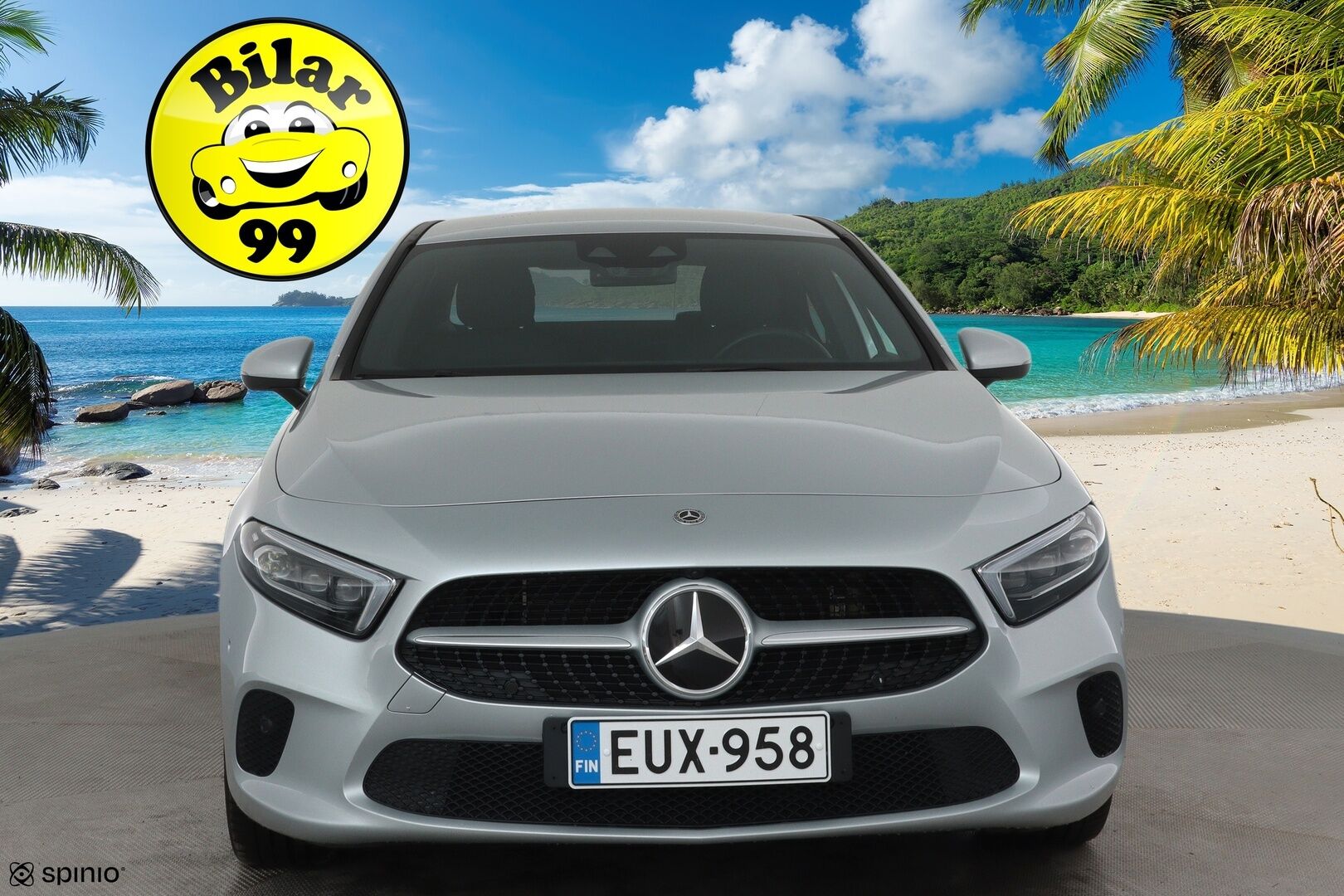 Mercedes-Benz A 2019 250 e A sedan Business Style EQ Power *Distronic + / Multibeam / Sporttinahat Muistilla / 360° / HUD / Navi / Keyless* - Kahdet Renkaat