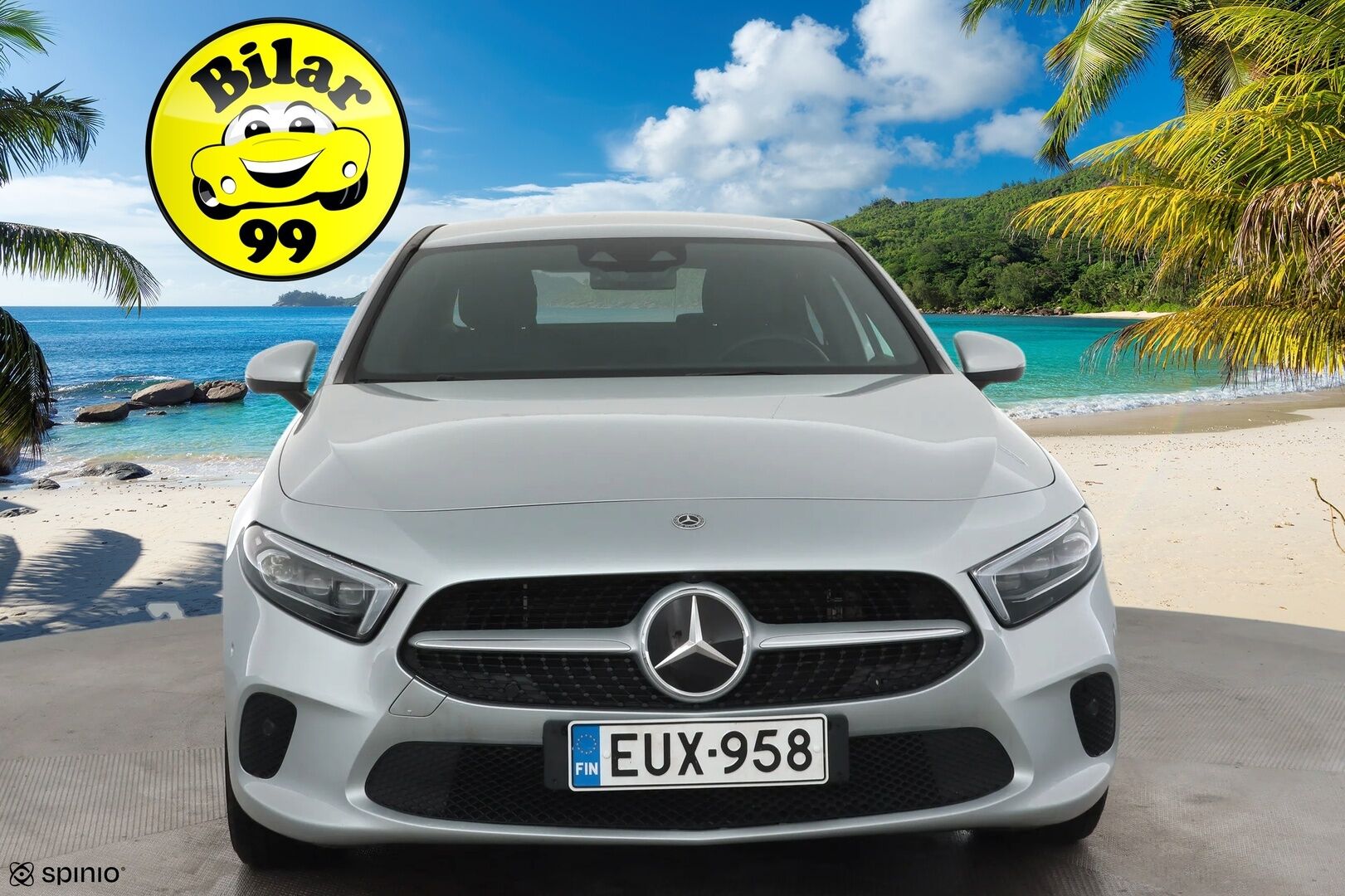 Mercedes-Benz A 2019 250e A sedan Business Style EQ Power * Distronic + / Multibeam / Sporttinahat Muistilla / 360° / HUD / Navi / Keyless * - Akku kuntotarkastettu SoH 95,9% / Kahdet renkaat aluvanteilla - HULLUT AVAJAISHULINAT KORKOTARJOUS 3,29 %