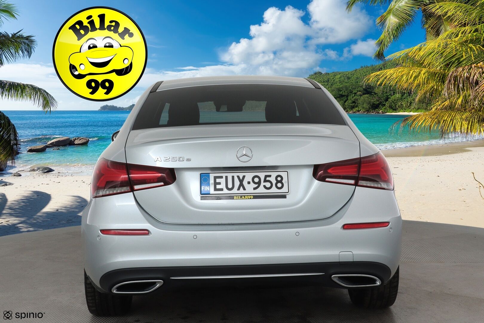 Mercedes-Benz A 2019 250 e A sedan Business Style EQ Power *Distronic + / Multibeam / Sporttinahat Muistilla / 360° / HUD / Navi / Keyless* - Kahdet Renkaat