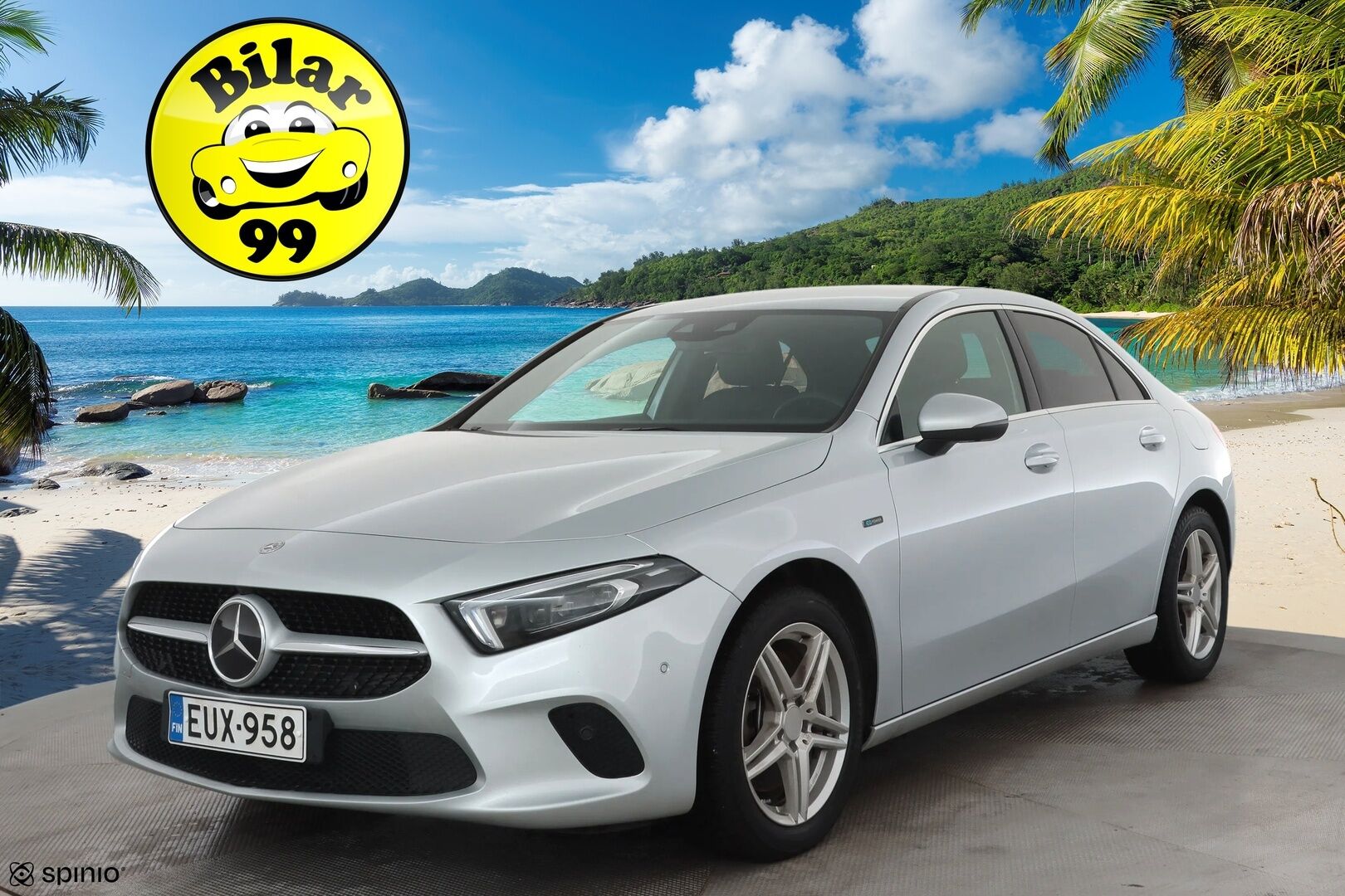 Mercedes-Benz A 2019 250e A sedan Business Style EQ Power - SoH 95,9% | Distronic + | Multibeam | Sporttinahat Muistilla | 360° | HUD | Navi | Keyless