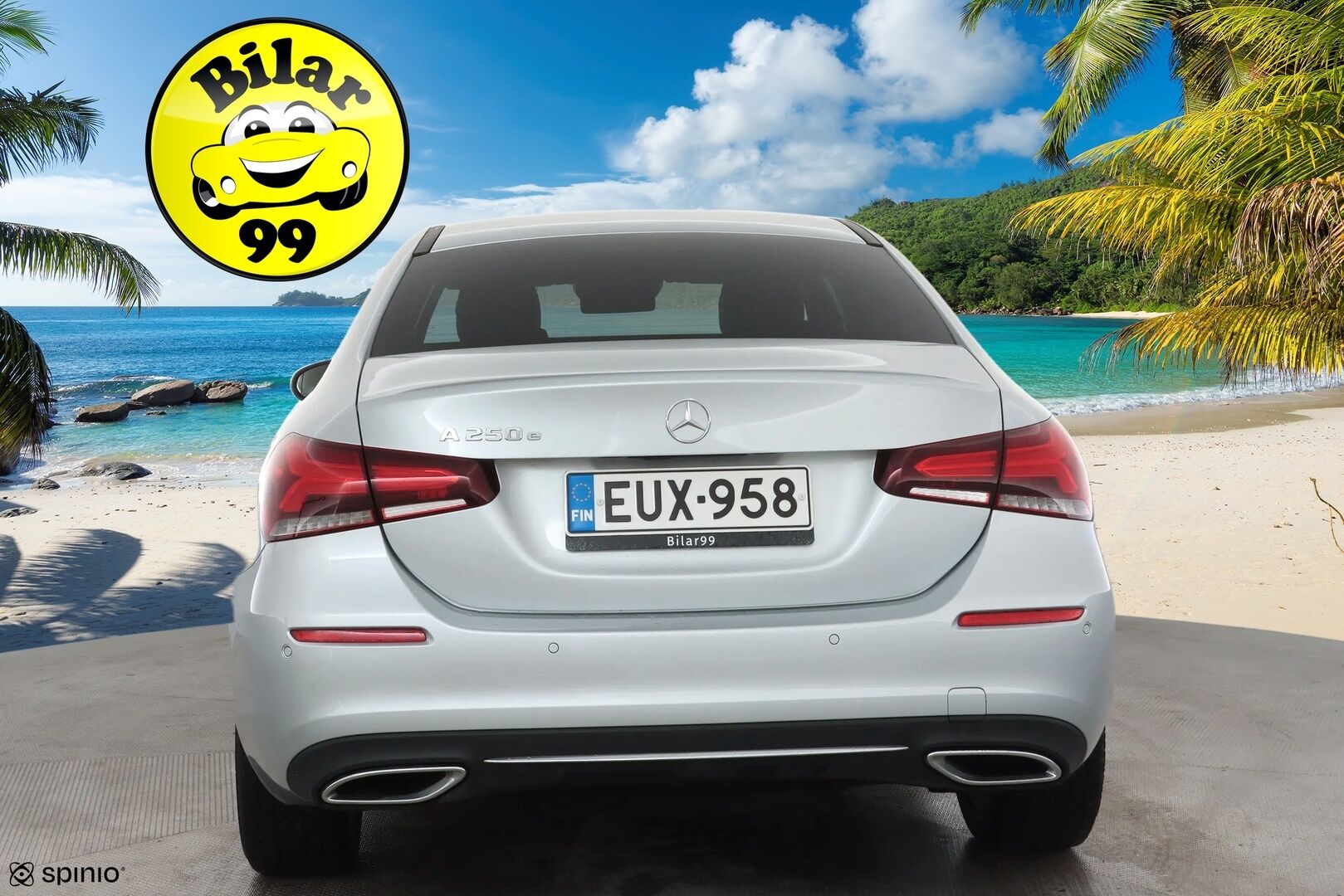 Mercedes-Benz A 2019 250e A sedan Business Style EQ Power * Distronic + / Multibeam / Sporttinahat Muistilla / 360° / HUD / Navi / Keyless * - Akku kuntotarkastettu SoH 95,9% / Kahdet renkaat aluvanteilla - HULLUT AVAJAISHULINAT KORKOTARJOUS 3,29 %