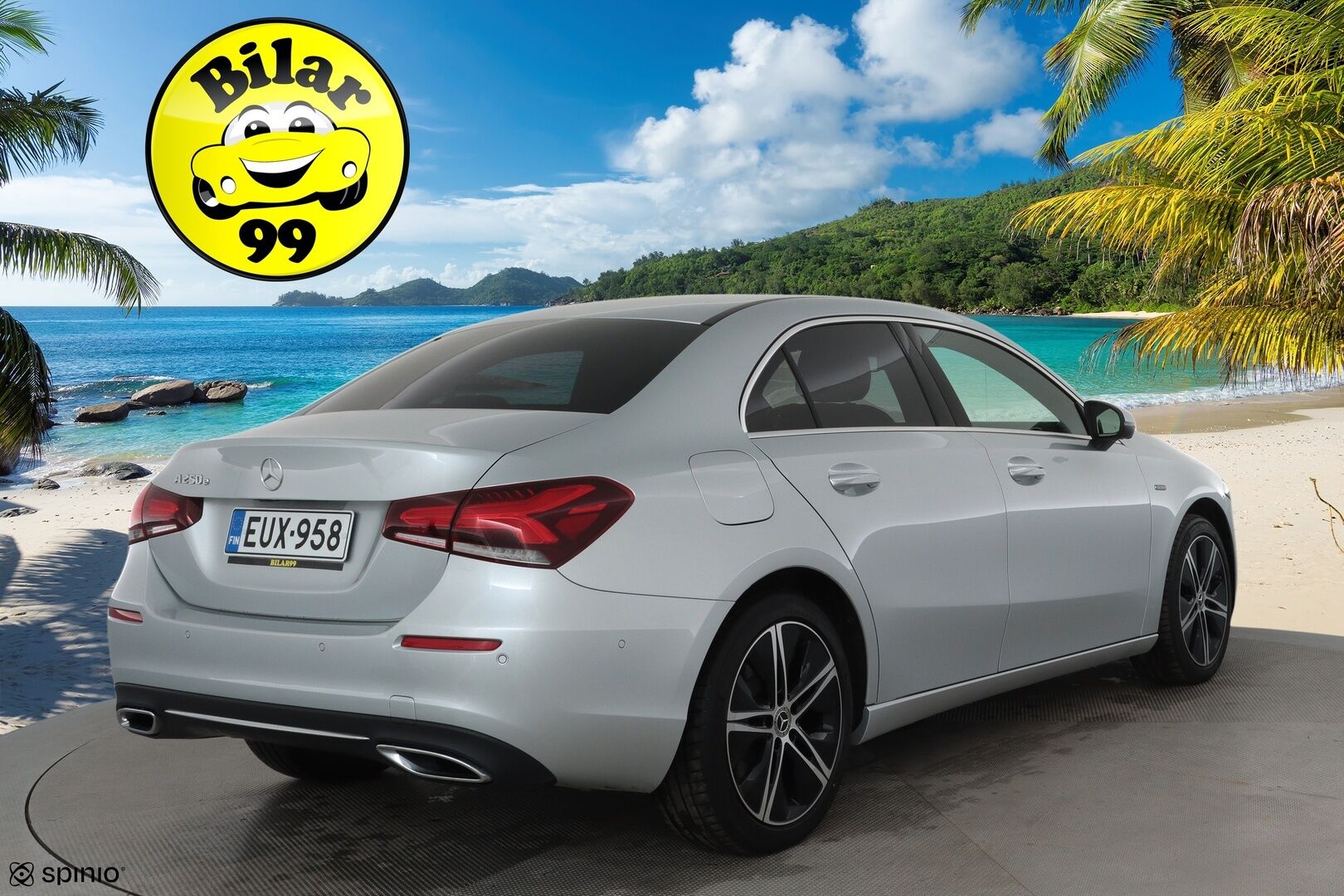 Mercedes-Benz A 2019 250 e A sedan Business Style EQ Power *Distronic + / Multibeam / Sporttinahat Muistilla / 360° / HUD / Navi / Keyless* - Akku kuntotarkastettu SoH 96,1% / Kahdet Renkaat - Osta nyt, maksa vasta ensi vuonna
