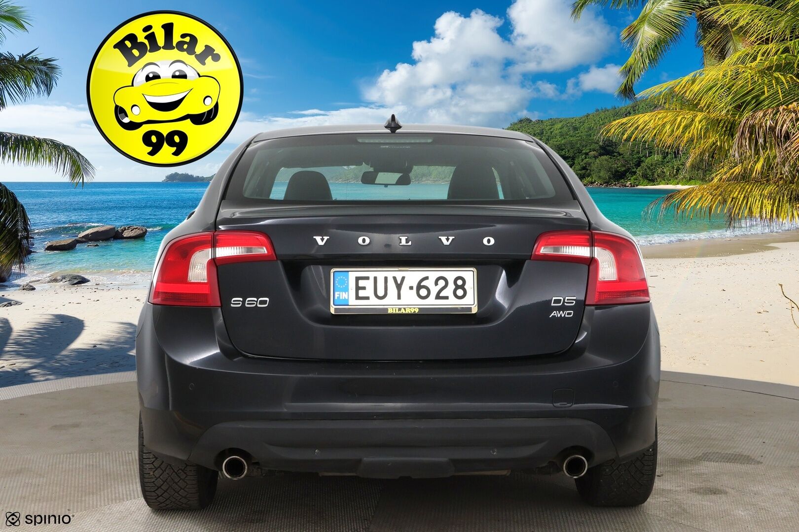 Volvo S60 2012 D5 AWD Momentum Business aut / Lohkolämm. / Nahat / 2x renkaat / Huoltokirja - YritysOutlet - Myydään vain yrityksille - Suomi auto / Jakopää vaihdettu 2022!