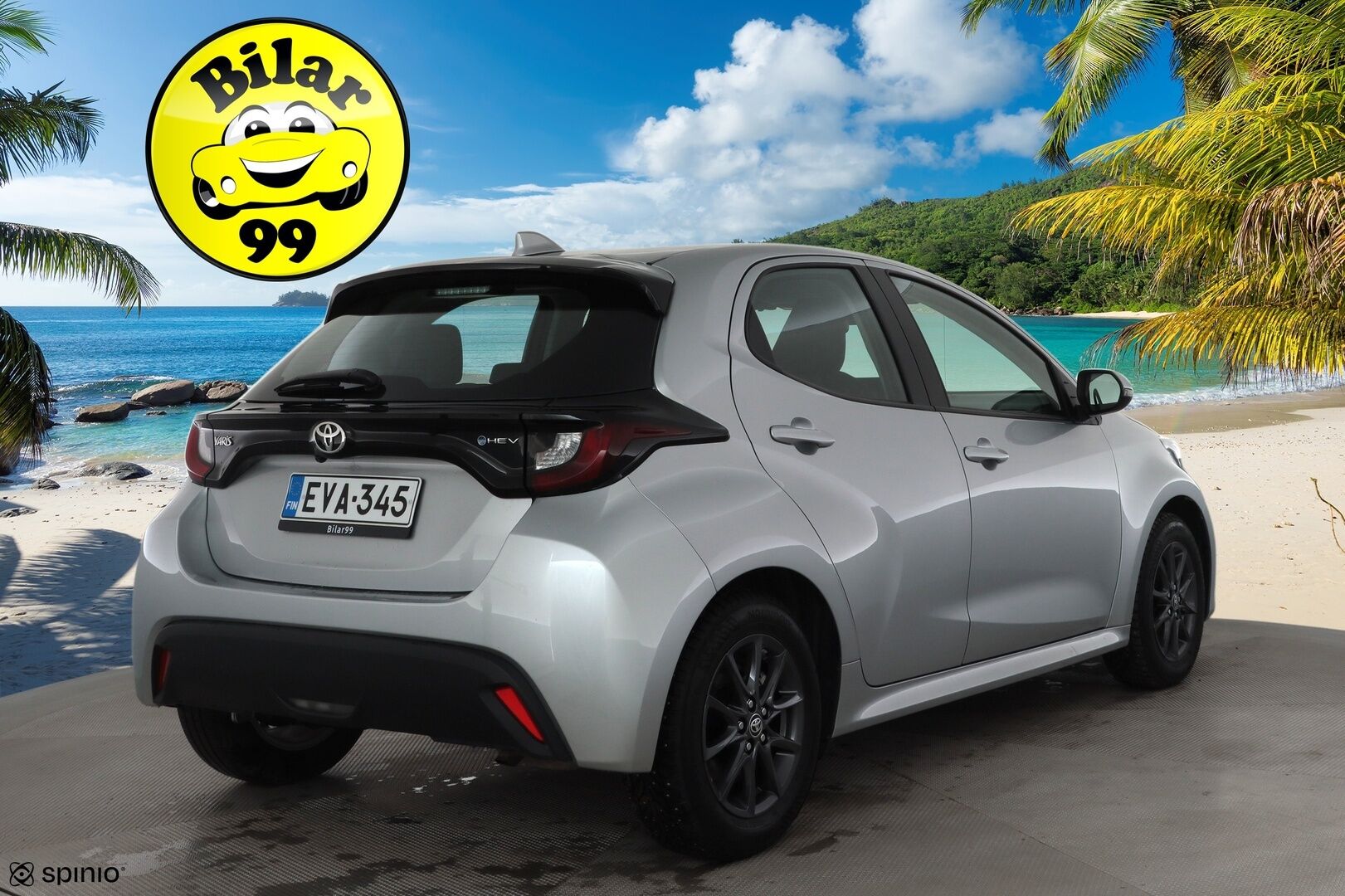 Toyota Yaris 2024 1,5 Hybrid 116 Intense * 1.Om Suomi-auto / ACC / P.kamera / Kaistavahti / Apple&Android * - Kahdet renkaat aluvanteilla / Merkkihuollettu - HULLUT BLACKWEEK JATKOT - KORKOTARJOUS 2,49%