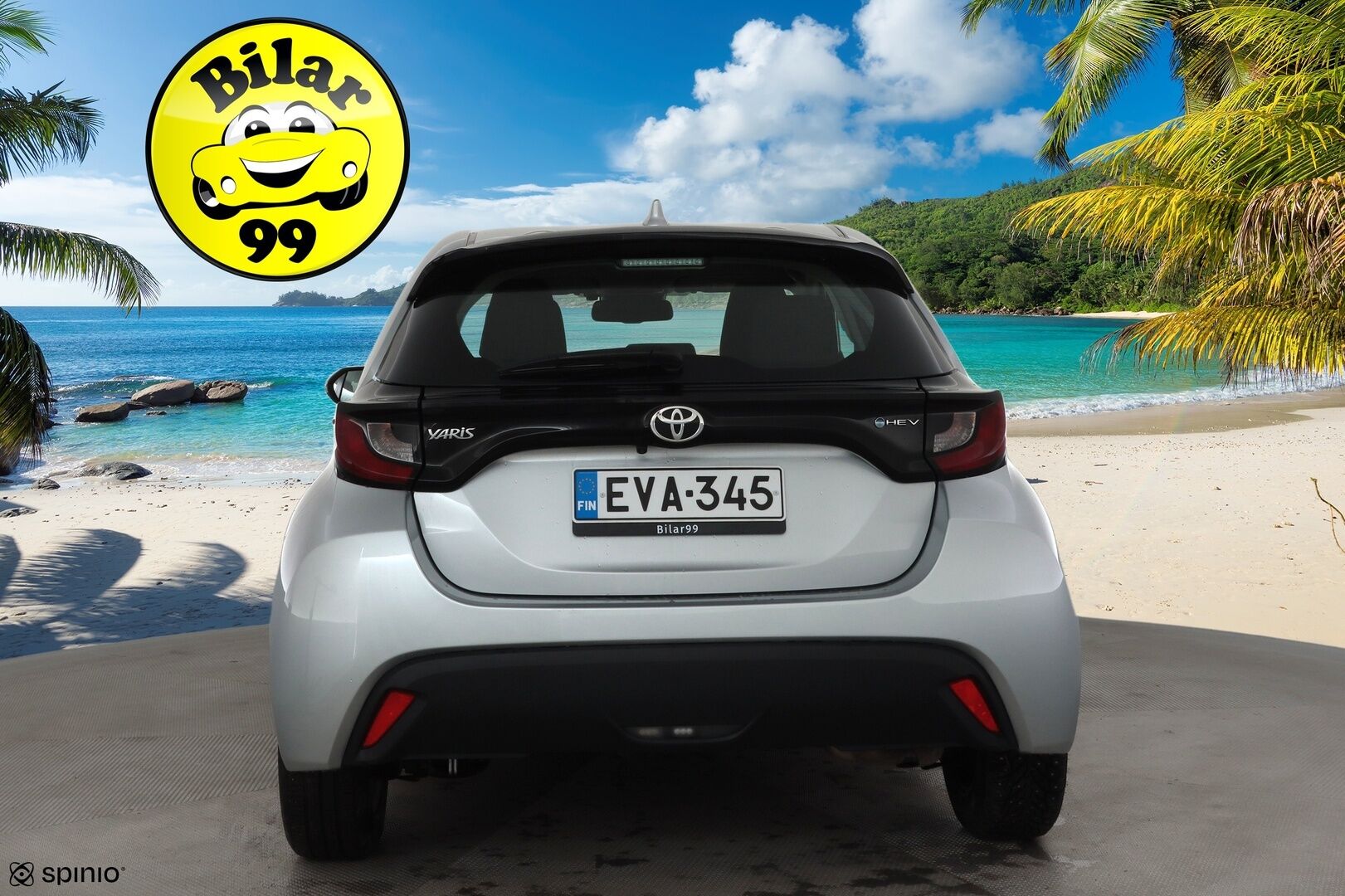 Toyota Yaris 2024 1,5 Hybrid 116 Intense * 1.Om Suomi-auto / ACC / P.kamera / Kaistavahti / Apple&Android * - Kahdet renkaat aluvanteilla / Merkkihuollettu