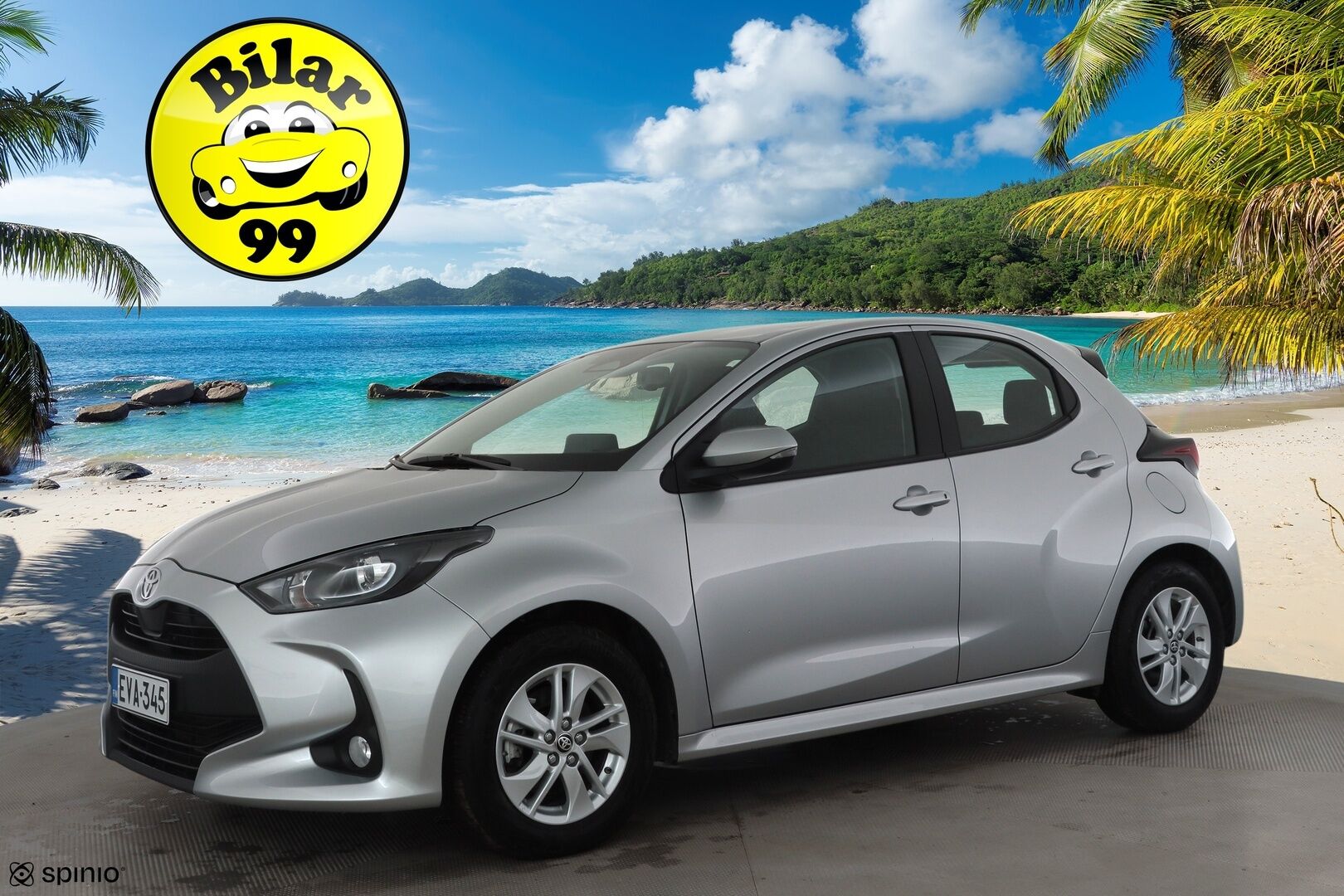 Toyota Yaris 2024 1,5 Hybrid 116 Intense * 1.Om Suomi-auto / ACC / P.kamera / Kaistavahti / Apple&Android * - Kahdet renkaat aluvanteilla / Merkkihuollettu - HULLUT BLACKWEEK JATKOT - KORKOTARJOUS 2,49%