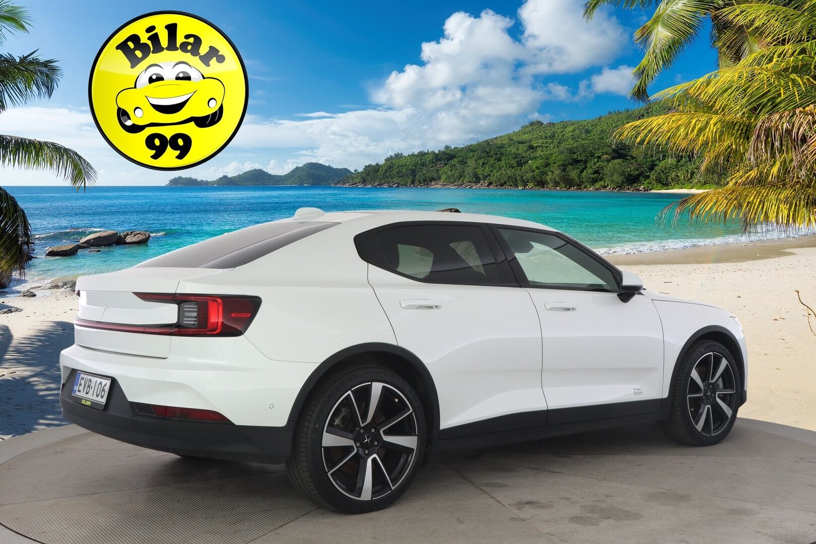 Polestar 2 2021 Launch Edition, 300kW ** Ilmastoidut Nahkapenkit Muistilla / Lasikatto / Lämpöpumppu / Pixel-LED  / Adapt.Vakkari / 360° ** - 3,99 % KORKOTARJOUS TÄHÄN AUTOON - Akku kuntotarkastettu / 2x Latauskaapelit / HUIPPU VARUSTEET!