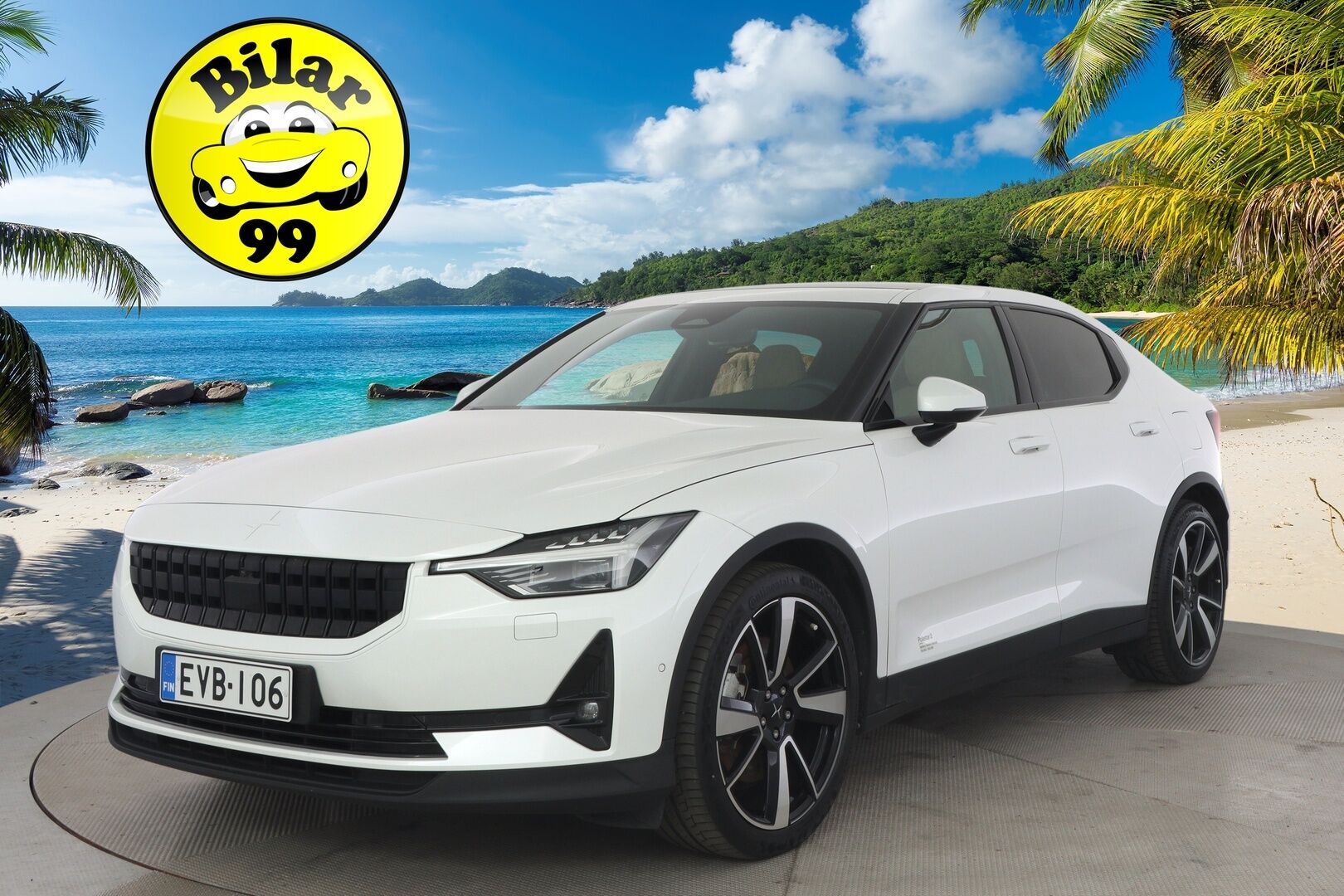 Polestar 2 2021 Launch Edition, 300kW ** Ilmastoidut Nahkapenkit Muistilla / Lasikatto / Lämpöpumppu / Pixel-LED  / Adapt.Vakkari / 360° ** - 3,99 % KORKOTARJOUS TÄHÄN AUTOON - Akku kuntotarkastettu / 2x Latauskaapelit / HUIPPU VARUSTEET!