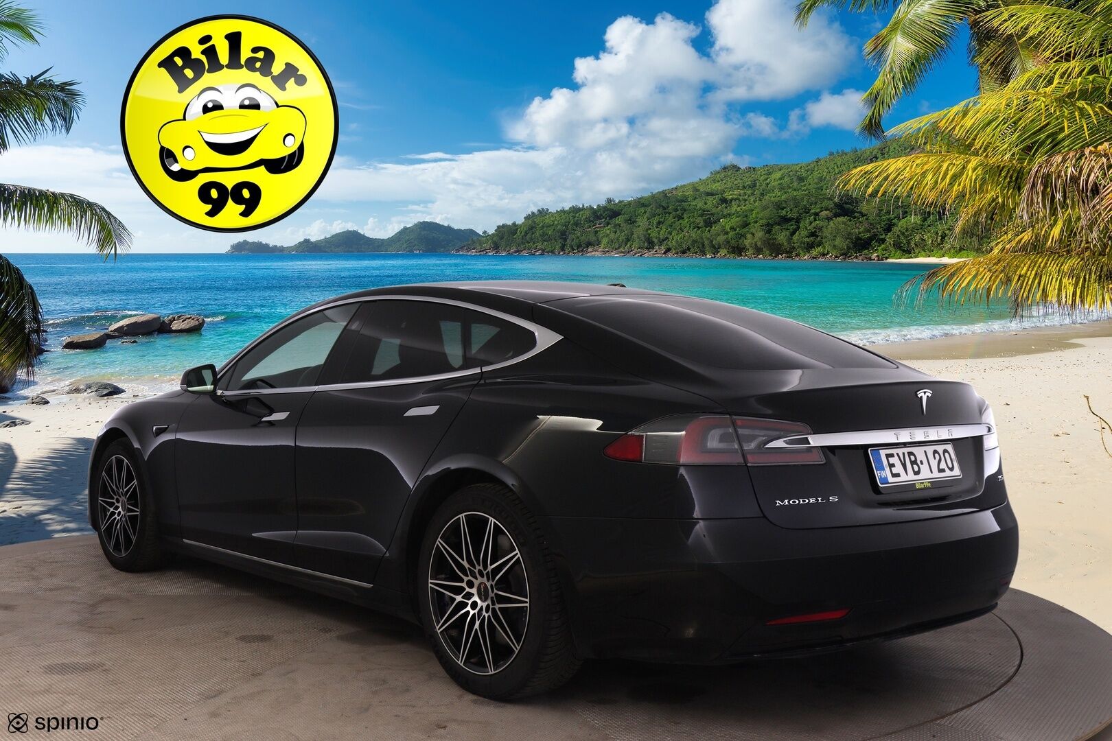 TESLA MODEL S 2018 75D * Myydään vain huutokaupat.com* - Facelift / Premium Connectivity / Ilma-Alusta / Lasikatto / Keyless **