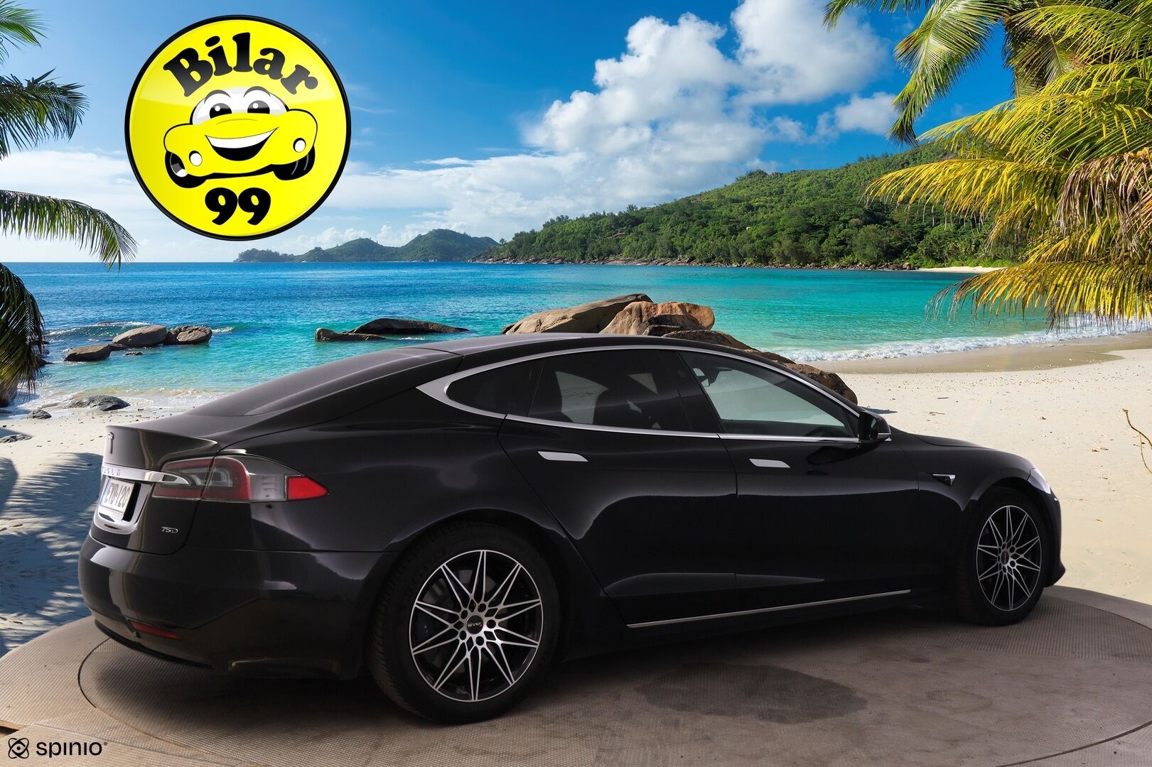 TESLA MODEL S 2018 75D * Myydään vain huutokaupat.com* - Facelift / Premium Connectivity / Ilma-Alusta / Lasikatto / Keyless **