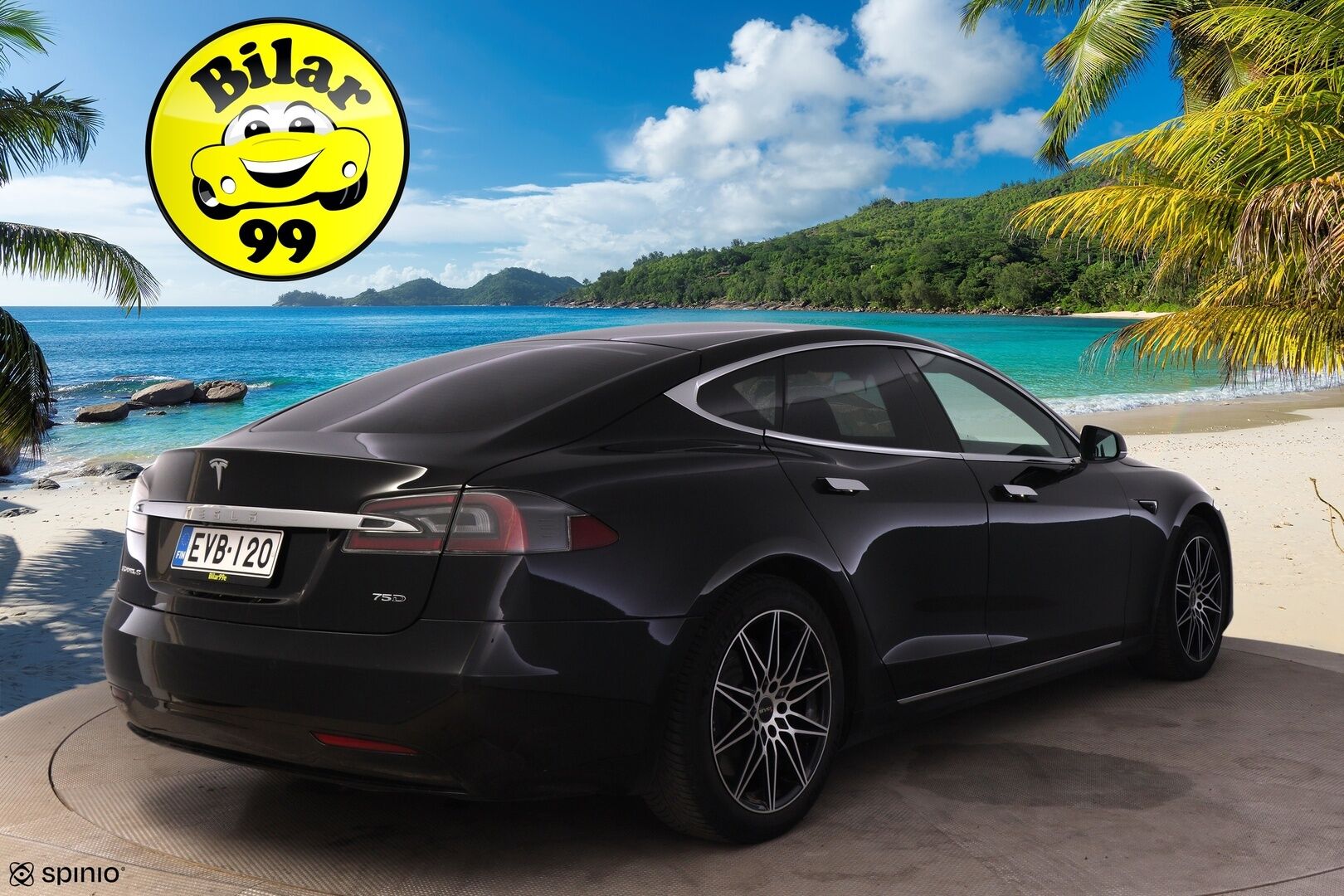 TESLA MODEL S 2018 75D * Myydään vain huutokaupat.com* - Facelift / Premium Connectivity / Ilma-Alusta / Lasikatto / Keyless **