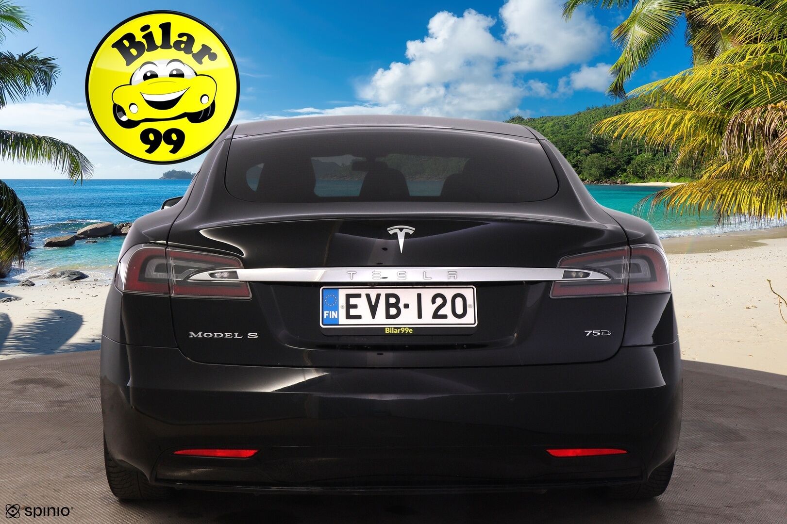 TESLA MODEL S 2018 75D * Myydään vain huutokaupat.com* - Facelift / Premium Connectivity / Ilma-Alusta / Lasikatto / Keyless **