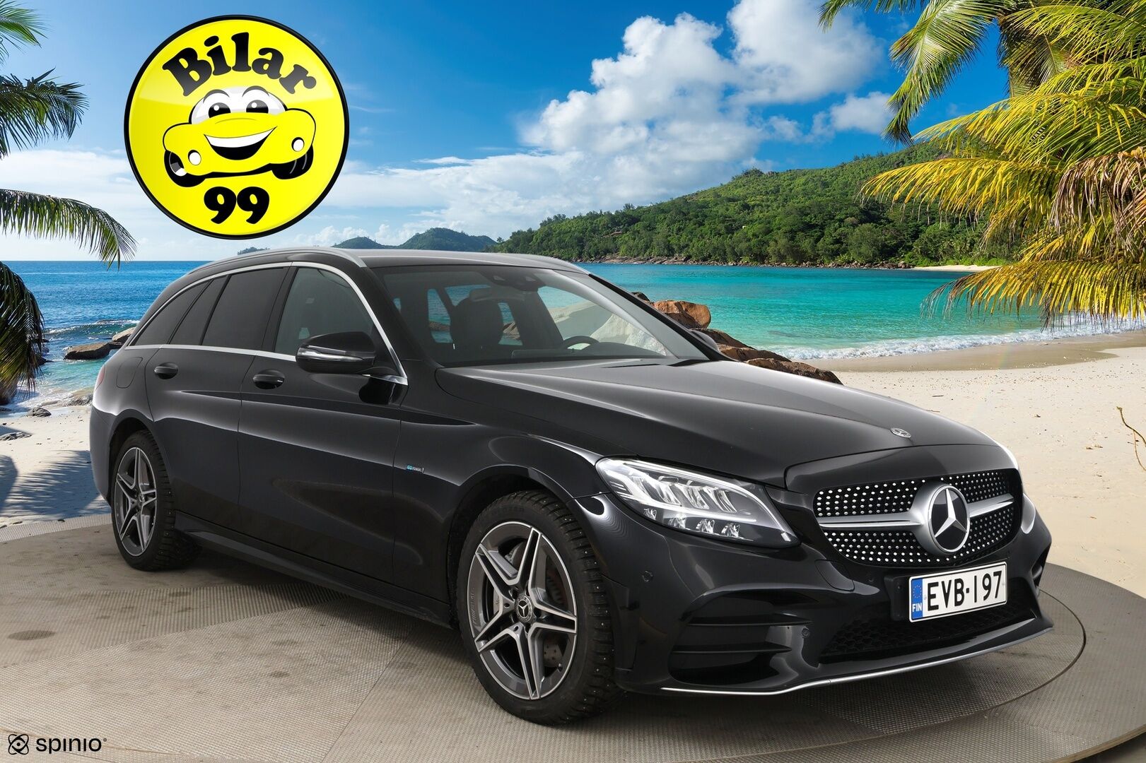 MERCEDES-BENZ C 2021 300de T AMG * Facelift / NAVI / LED-ajovalot / Apple&Android / Sport-penkit / Vakkari * - AMG Sisä- ja ulkopaketilla