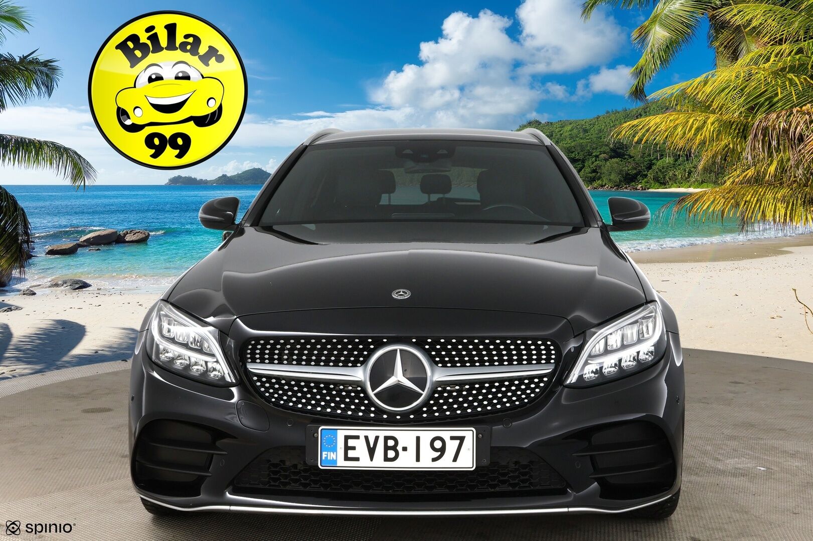 MERCEDES-BENZ C 2021 300de T AMG * Facelift / NAVI / LED-ajovalot / Apple&Android / Sport-penkit / Vakkari * - AMG Sisä- ja ulkopaketilla