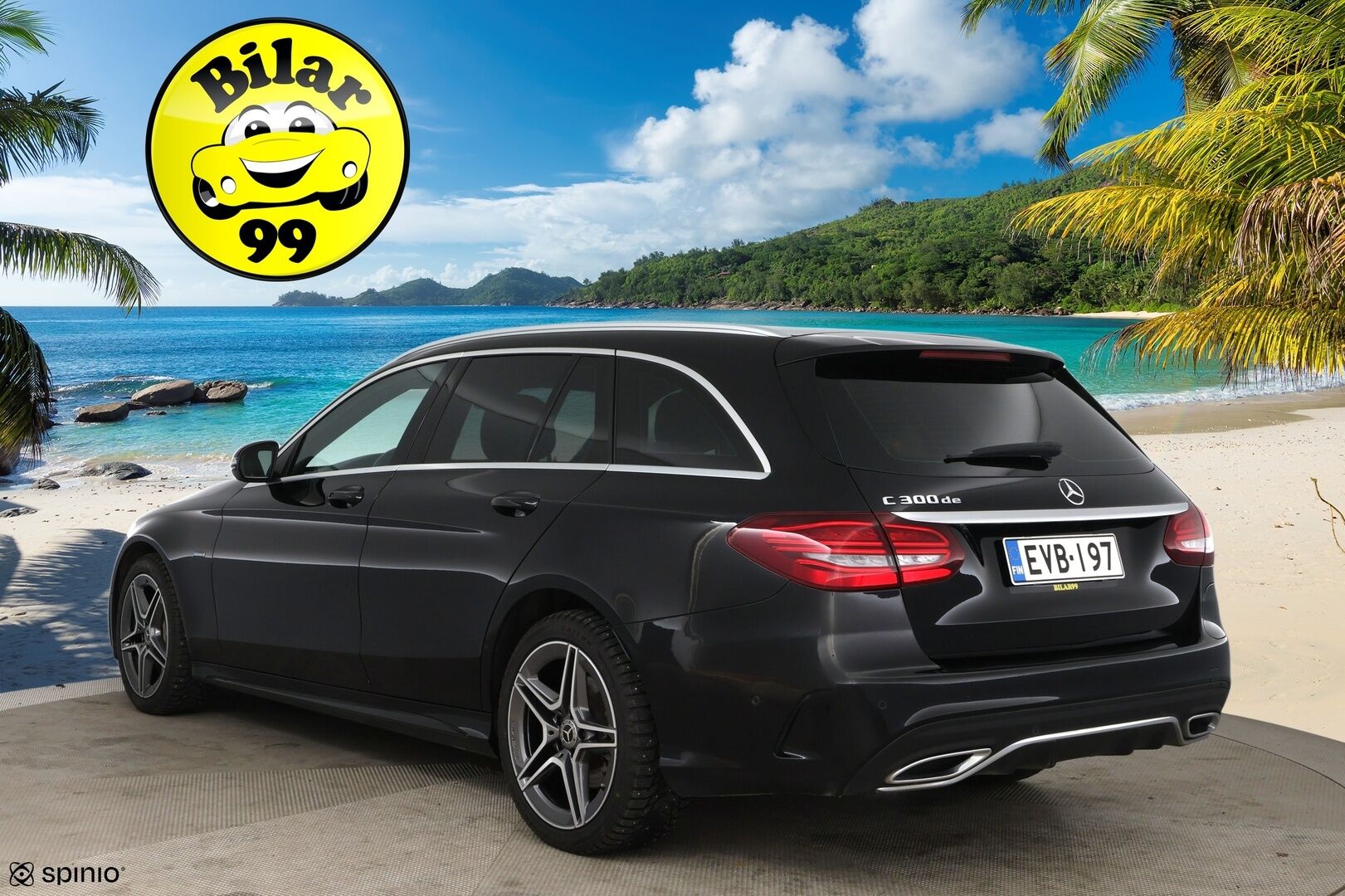 MERCEDES-BENZ C 2021 300de T AMG * Facelift / NAVI / LED-ajovalot / Apple&Android / Sport-penkit / Vakkari * - AMG Sisä- ja ulkopaketilla