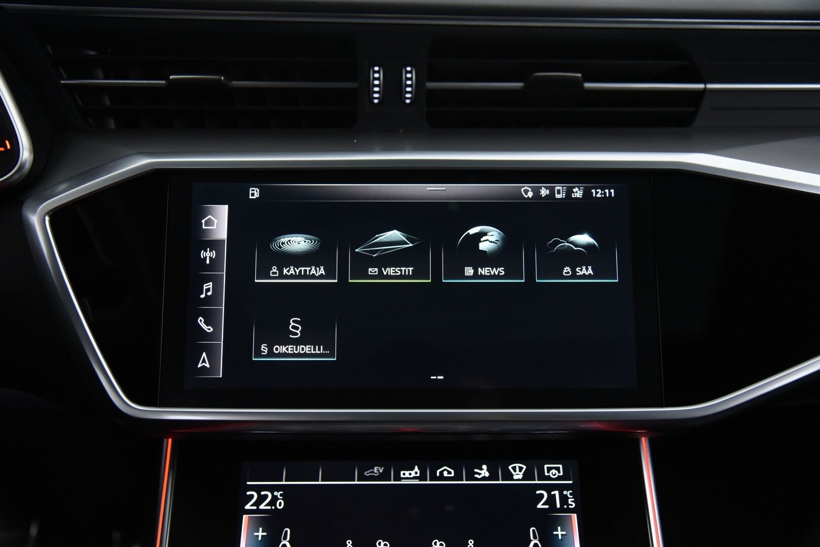 Audi A7 2020 Business Sport 55 TFSI e quattro S tronic S-Line / HD Matrix Laser / B&O / HUD / Adapt.vak / Timanttinahat - Muistipenkki / Imuovet / P-kamera / Panorama / Koukku