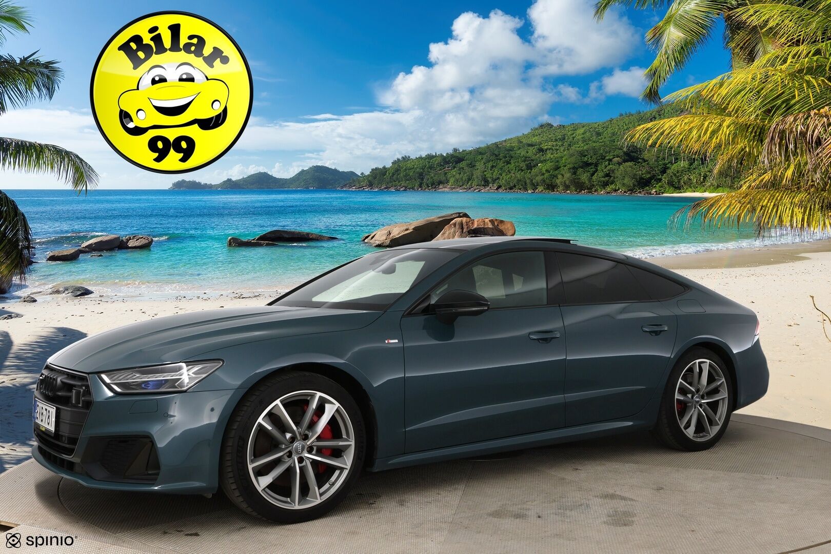 Audi A7 2020 Business Sport 55 TFSI e quattro S tronic S-Line / HD Matrix Laser / B&O / HUD / Adapt.vak / Timanttinahat - Muistipenkki / Imuovet / P-kamera / Panorama / Koukku