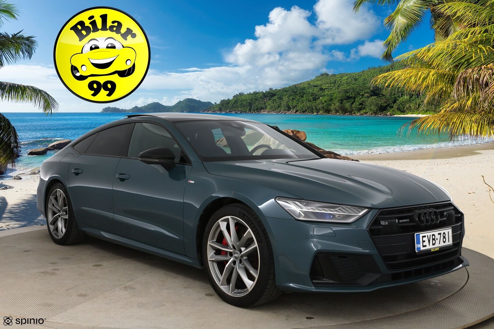 Audi A7 2020 Business Sport 55 TFSI e quattro S tronic S-Line / HD Matrix Laser / B&O / HUD / Adapt.vak / Timanttinahat - Muistipenkki / Imuovet / P-kamera / Panorama / Koukku
