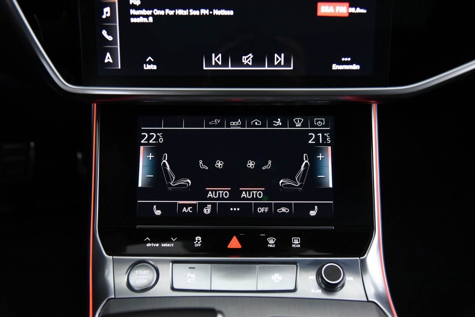 Audi A7 2020 Business Sport 55 TFSI e quattro S tronic S-Line / HD Matrix Laser / B&O / HUD / Adapt.vak / Timanttinahat - Muistipenkki / Imuovet / P-kamera / Panorama / Koukku