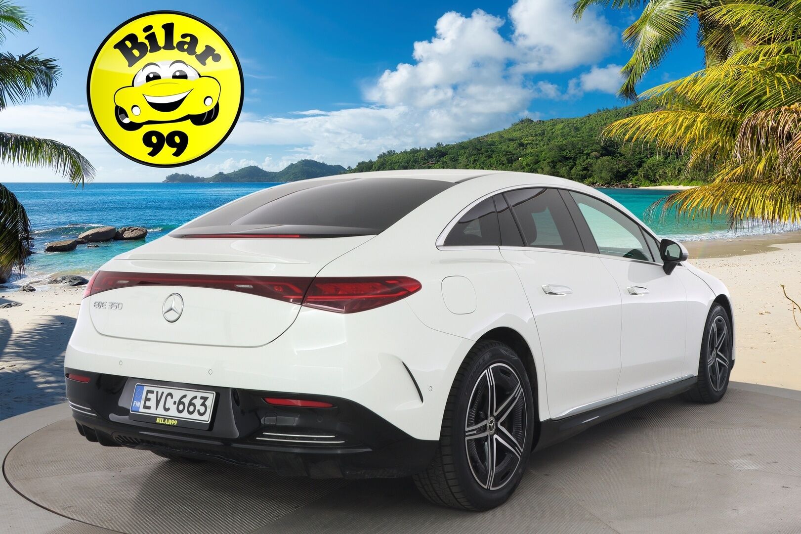 MERCEDES-BENZ EQE 2022 350+ AMG Line - 2,99 % KORKOTARJOUS TÄHÄN AUTOON - */ Adapt.Vakkari / Burmester / 360° Kamera / Muistipaketti / Digital-LED / Koukku / Juuri saapunut /*