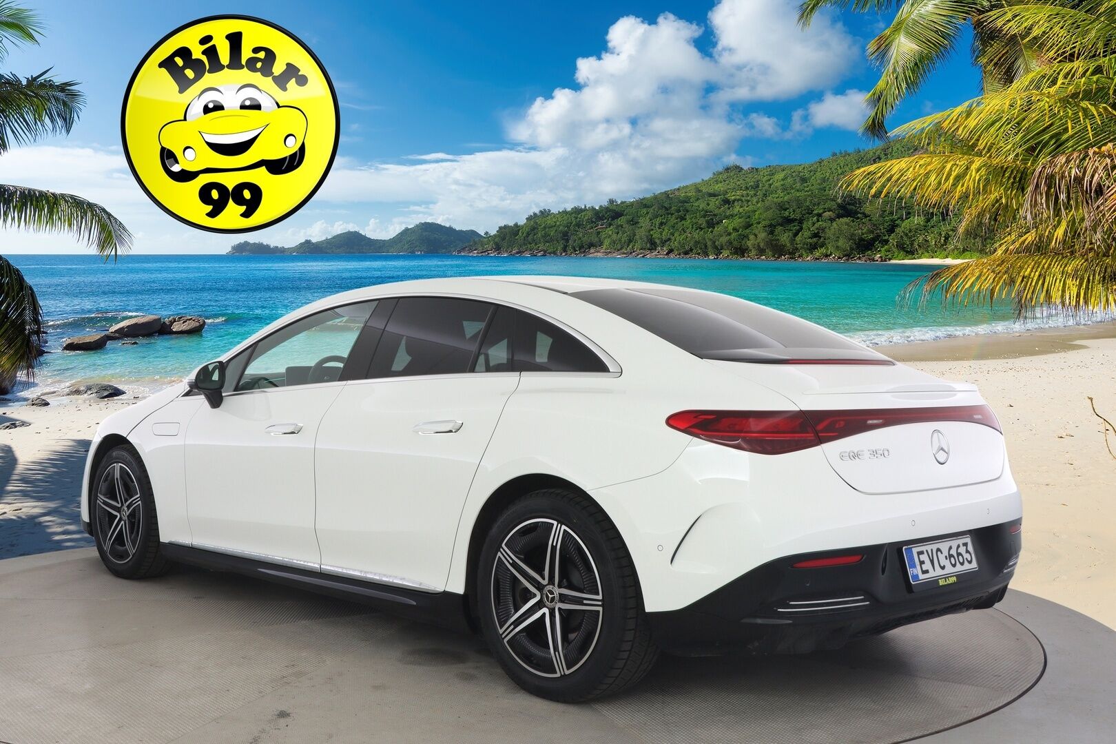 MERCEDES-BENZ EQE 2022 350+ AMG Line - 2,99 % KORKOTARJOUS TÄHÄN AUTOON - */ Adapt.Vakkari / Burmester / 360° Kamera / Muistipaketti / Digital-LED / Koukku / Juuri saapunut /*