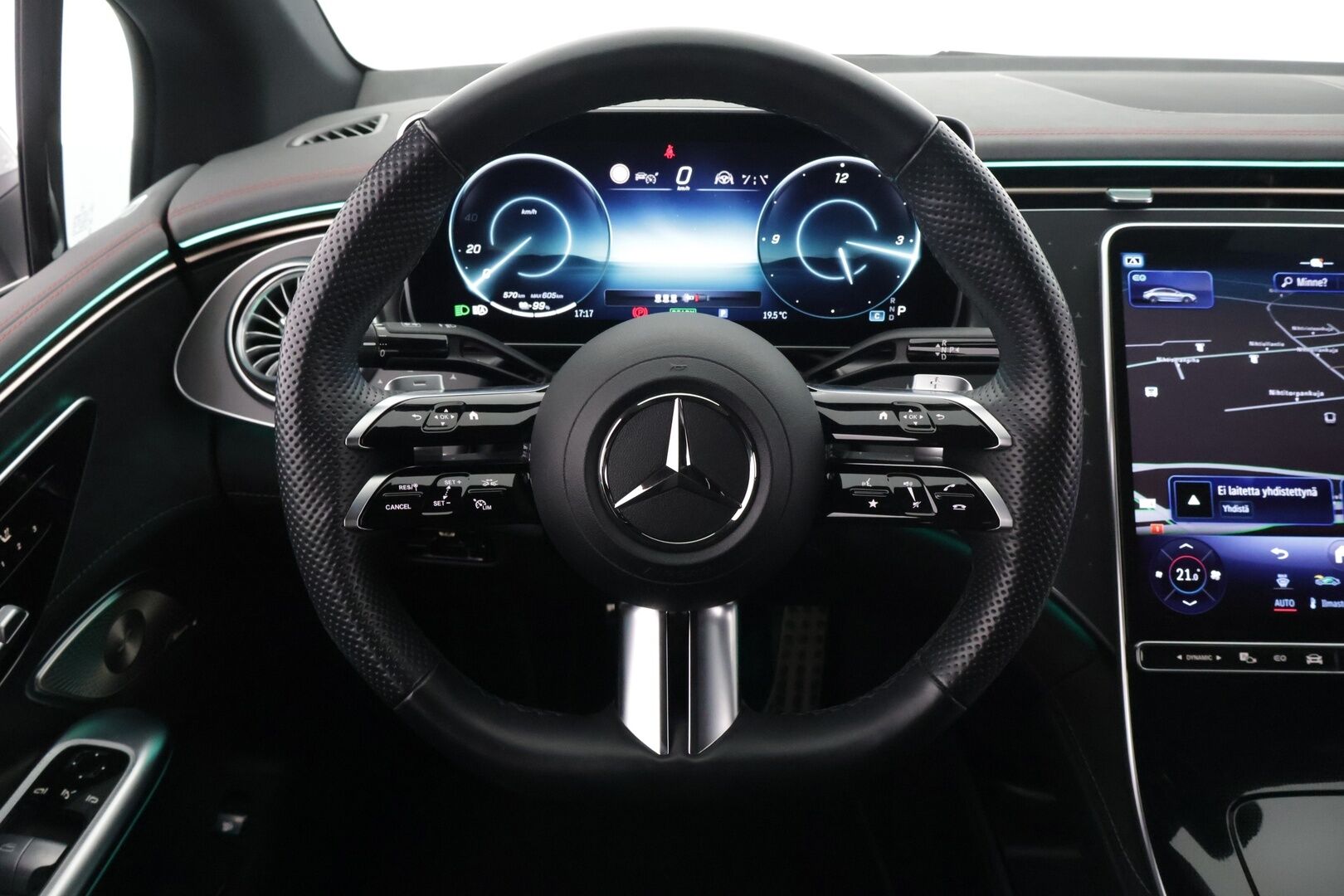 MERCEDES-BENZ EQE 2022 350+ AMG Line - 2,99 % KORKOTARJOUS TÄHÄN AUTOON - */ Adapt.Vakkari / Burmester / 360° Kamera / Muistipaketti / Digital-LED / Koukku / Juuri saapunut /*