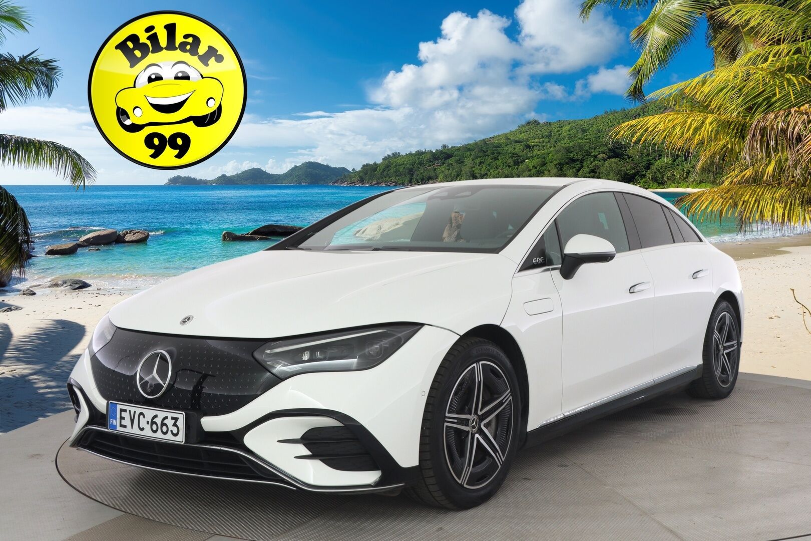 MERCEDES-BENZ EQE 2022 350+ AMG Line - 2,99 % KORKOTARJOUS TÄHÄN AUTOON - */ Adapt.Vakkari / Burmester / 360° Kamera / Muistipaketti / Digital-LED / Koukku / Juuri saapunut /*
