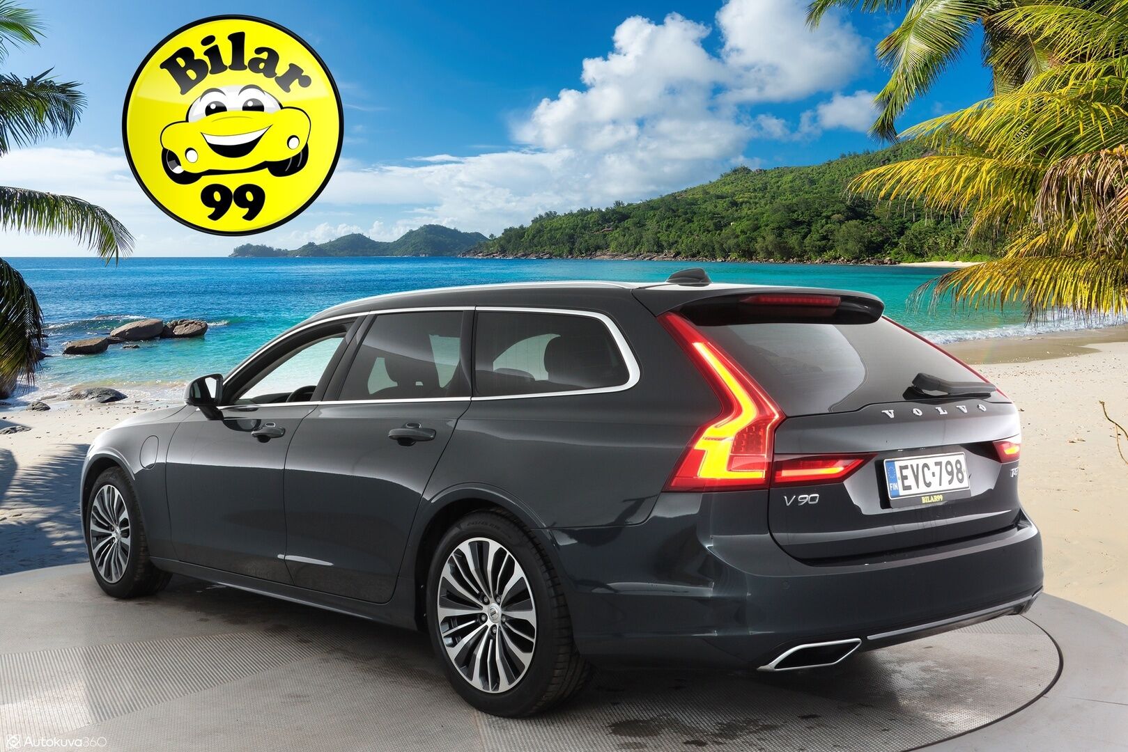 Volvo V90 2020 T8 TwE AWD Momentum aut *Webasto / Pilot Assist / Koukku / Tutkat / Navi / LED-valot / Puolinahkasisusta / KeylessGo* - Suomen edullisin T8! / Kahdet renkaat alumiinivantein / Merkkihistoria! / Jakohihna 92tkm / Jarruremontti 6/24
