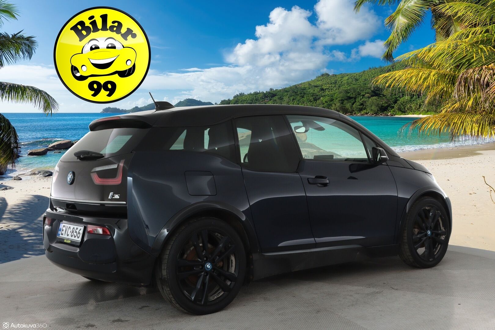 BMW I3S 2019 120Ah **H&K / Adapt. vakkari / ComfortAccess / Prof.Navi / Lämpöpumppu / P.kamera** - Akku kuntotarkistettu / Säännöllisesti huollettu / Kahdet renkaat vanteilla