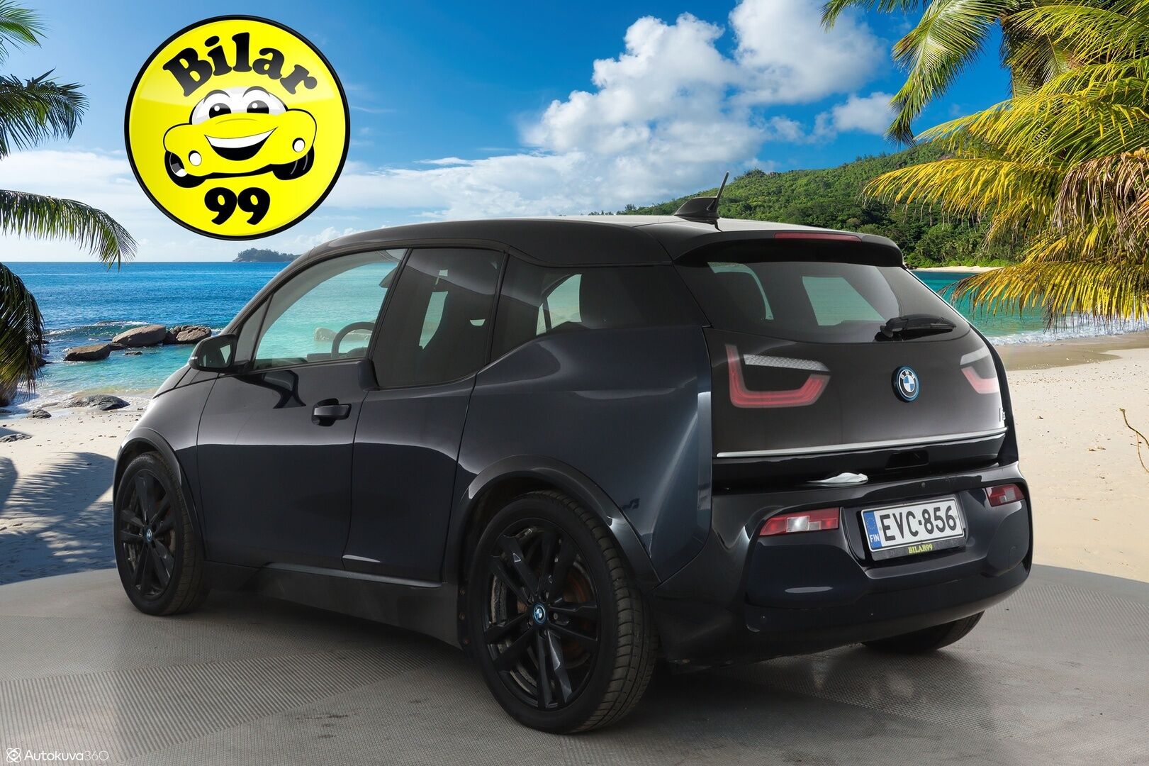 BMW I3S 2019 120Ah **H&K / Adapt. vakkari / ComfortAccess / Prof.Navi / Lämpöpumppu / P.kamera** - Akku kuntotarkistettu / Säännöllisesti huollettu / Kahdet renkaat vanteilla