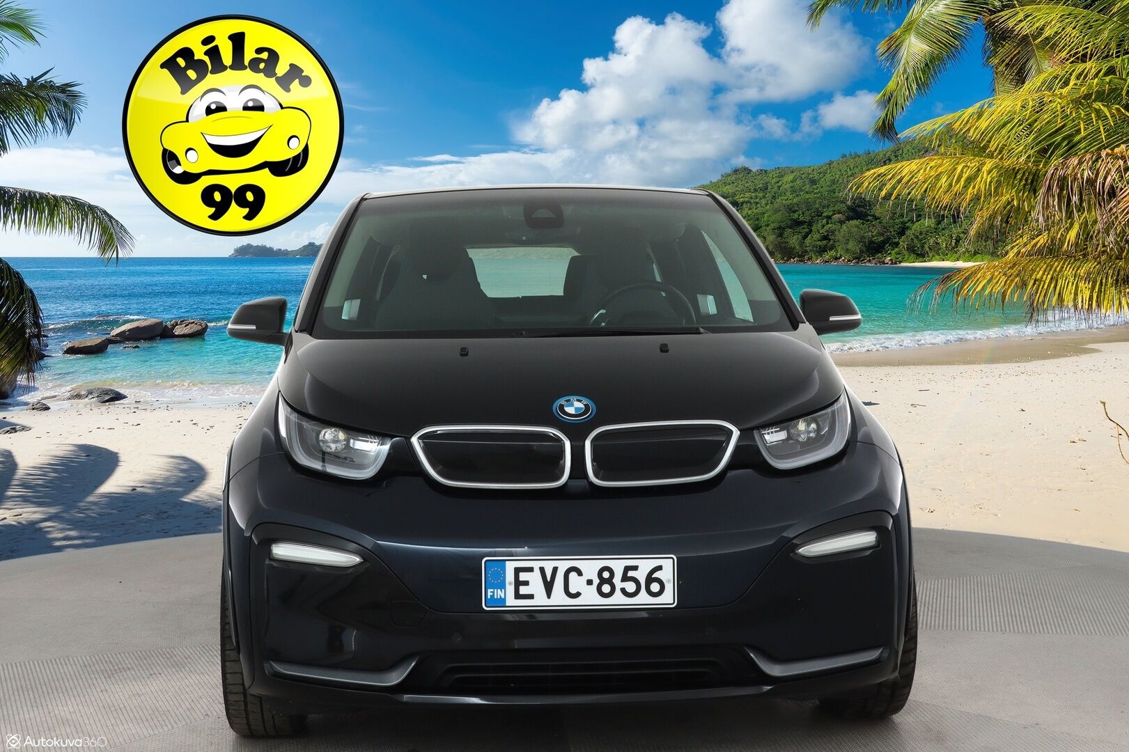 BMW I3S 2019 120Ah **H&K / Adapt. vakkari / ComfortAccess / Prof.Navi / Lämpöpumppu / P.kamera** - Akku kuntotarkistettu / Säännöllisesti huollettu / Kahdet renkaat vanteilla