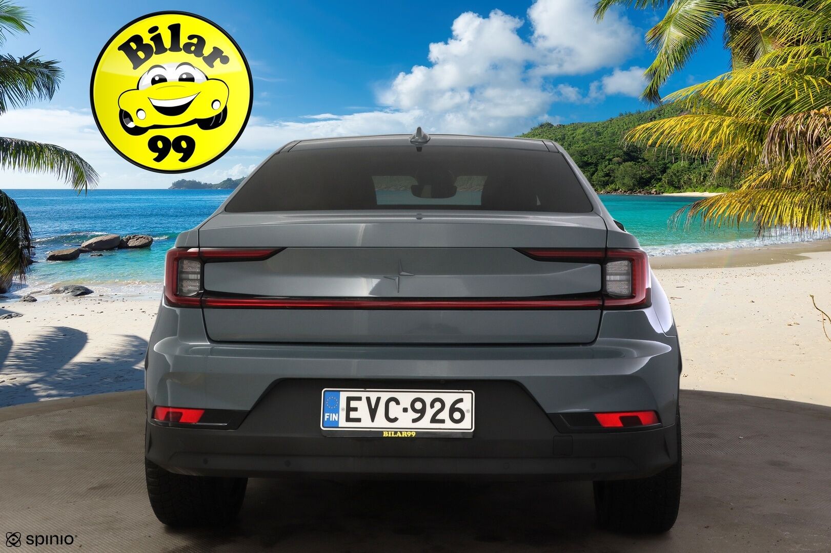 Polestar 2 2022 Standard Range Single Motor, 170kW, 64kWh* Pilot&Plus / ILP / 360-kamera / Lasikatto * - Kahdet renkaat alumiinivanteilla / Hyvin pidetty yksilö, loistavalla varustepaketilla *