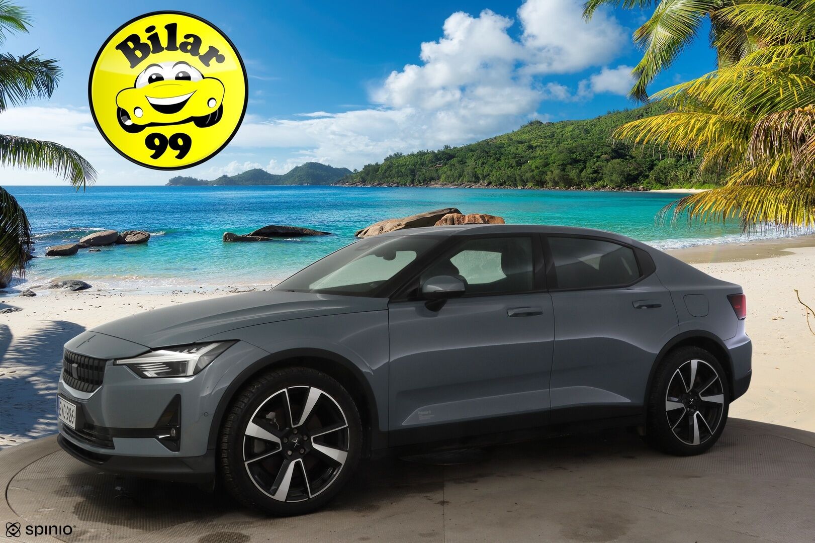 Polestar 2 2022 Standard Range Single Motor, 170kW, 64kWh* Pilot&Plus / ILP / 360-kamera / Lasikatto * - Kahdet renkaat alumiinivanteilla / Hyvin pidetty yksilö, loistavalla varustepaketilla *