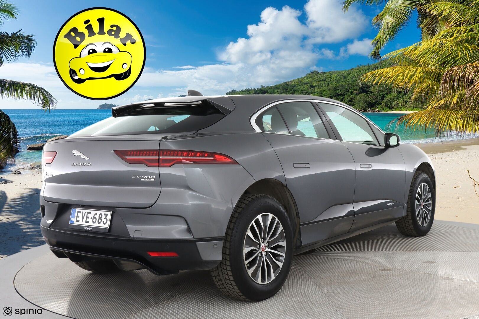 Jaguar I-PACE 2018 First Edition ** Myydään huutokaupat.com - | Meridian | Nahkaverhoilu | Lasikatto |