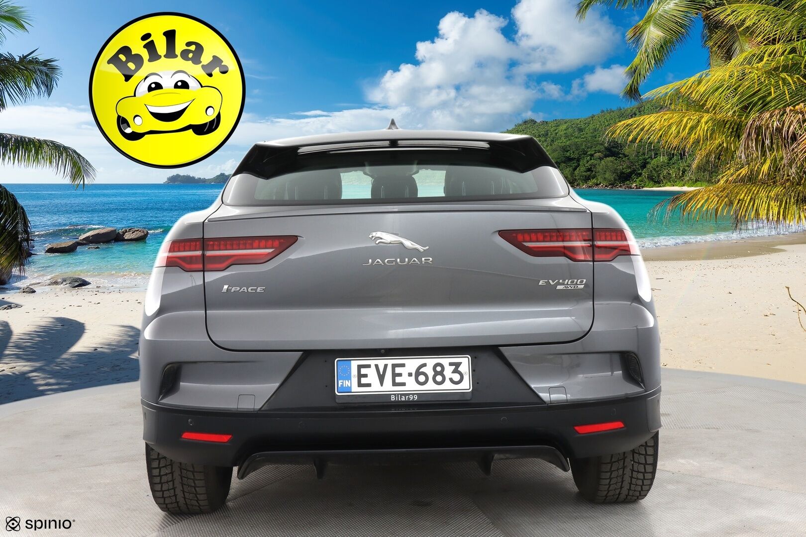 Jaguar I-PACE 2018 First Edition ** Myydään huutokaupat.com - | Meridian | Nahkaverhoilu | Lasikatto |