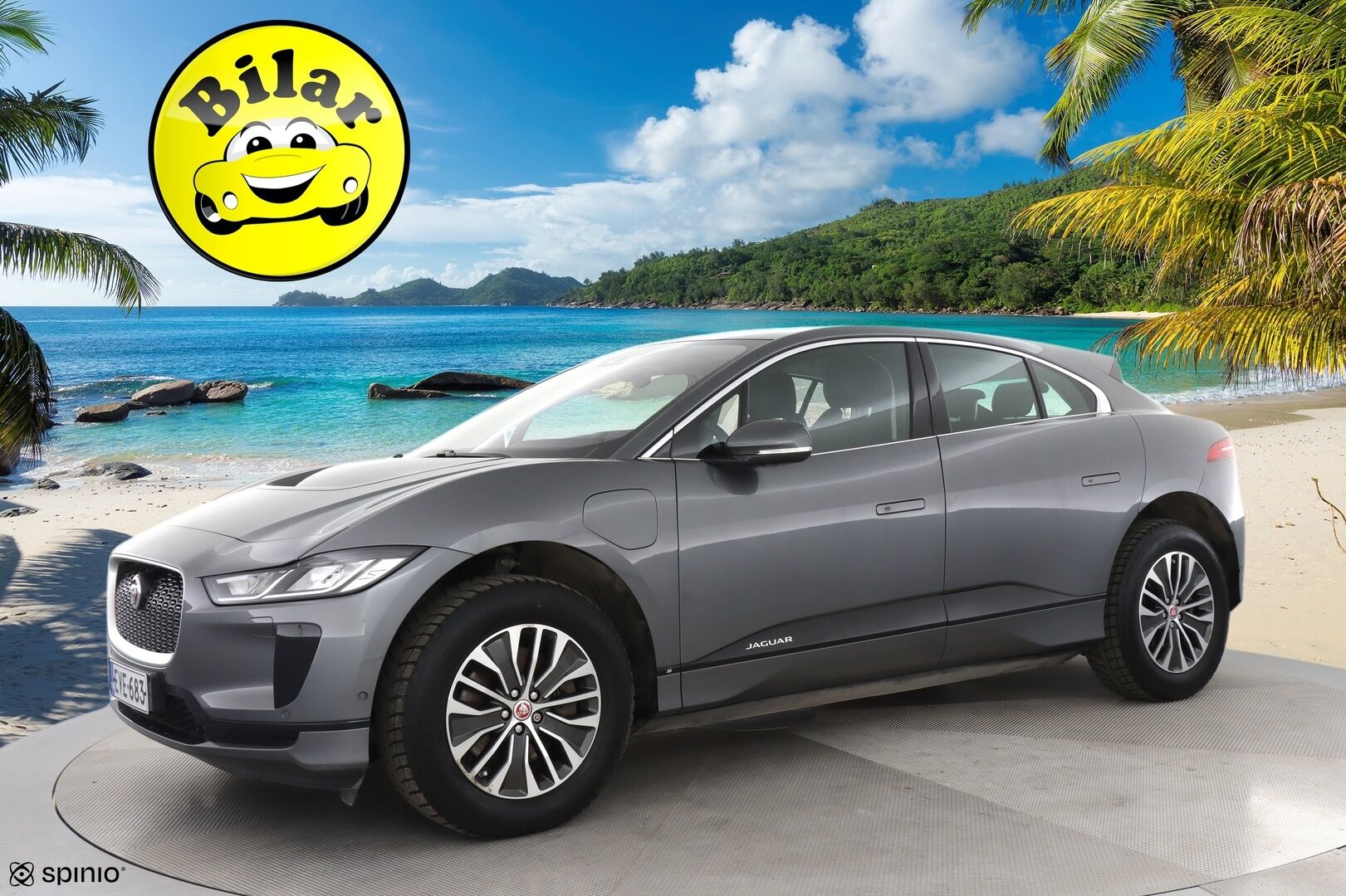 Jaguar I-PACE 2018 First Edition ** Myydään huutokaupat.com - | Meridian | Nahkaverhoilu | Lasikatto |
